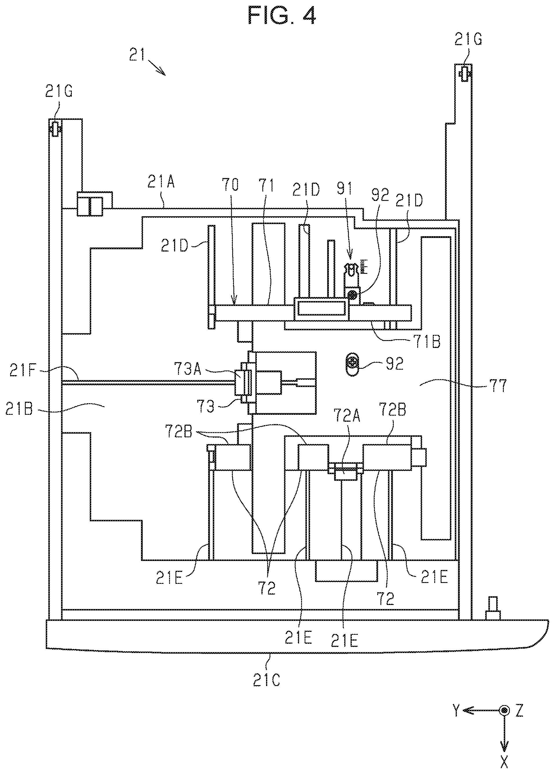 Patent US12350927 Figure 4 – Recording apparatus and method for suppressing deviation of recording position of recording apparatus