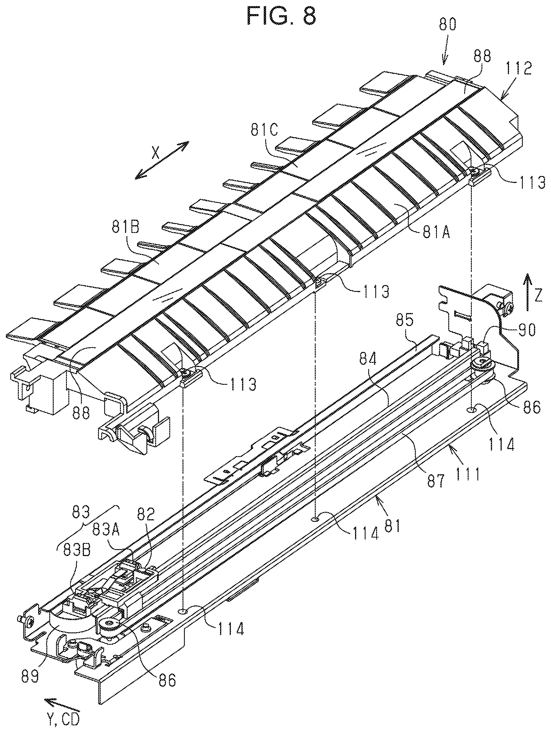 Patent US12350927 Figure 7 – Recording apparatus and method for suppressing deviation of recording position of recording apparatus