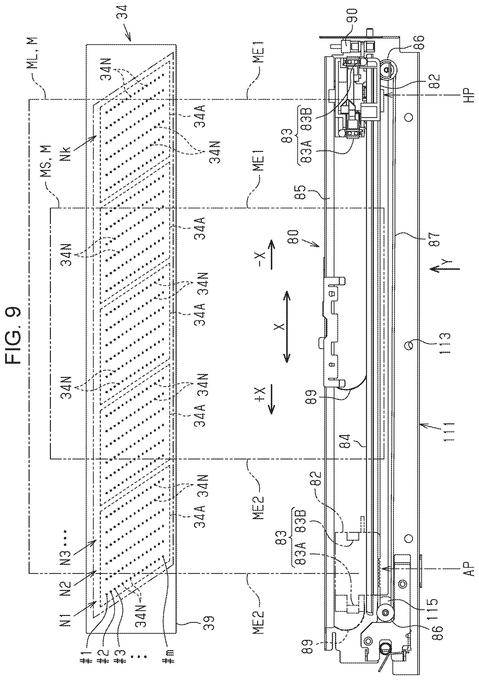 Patent US12350927 Figure 8 – Recording apparatus and method for suppressing deviation of recording position of recording apparatus