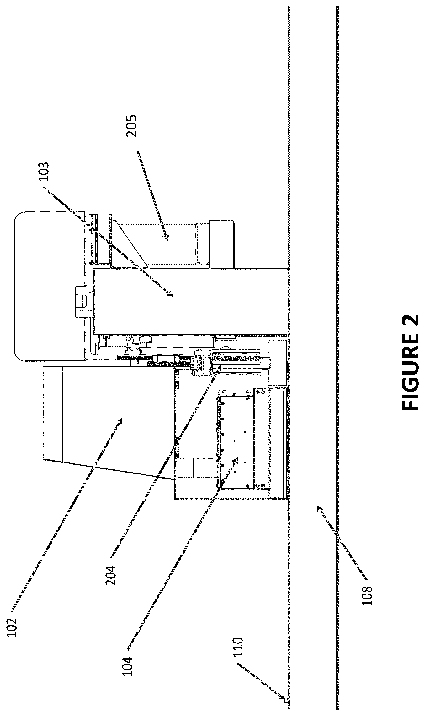 Patent US12350928 Figure 2 – Flatbed printer with integrated creasing and cutting