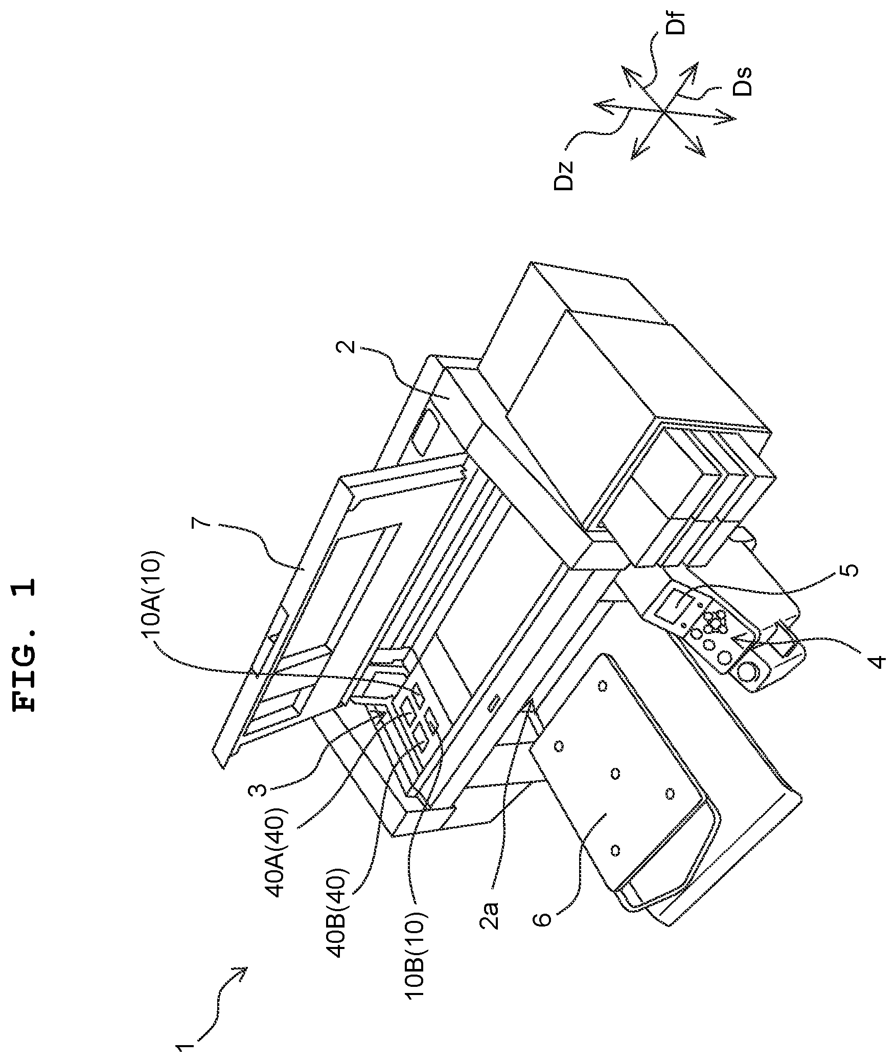Patent US12350931 Figure 1 – Liquid droplet ejecting apparatus