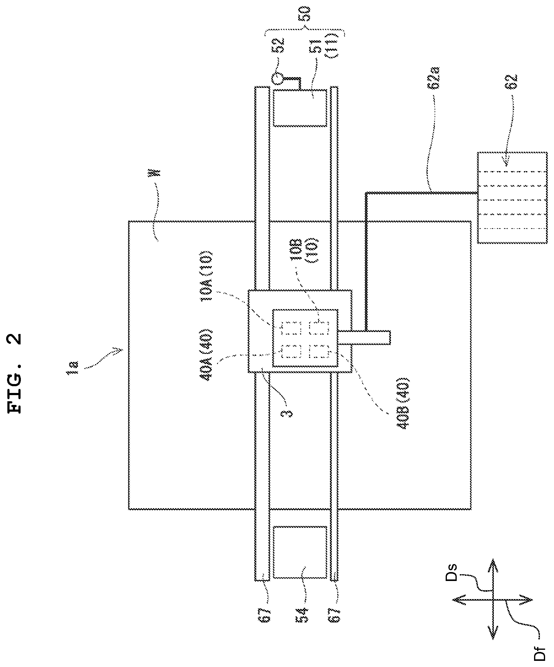 Patent US12350931 Figure 2 – Liquid droplet ejecting apparatus