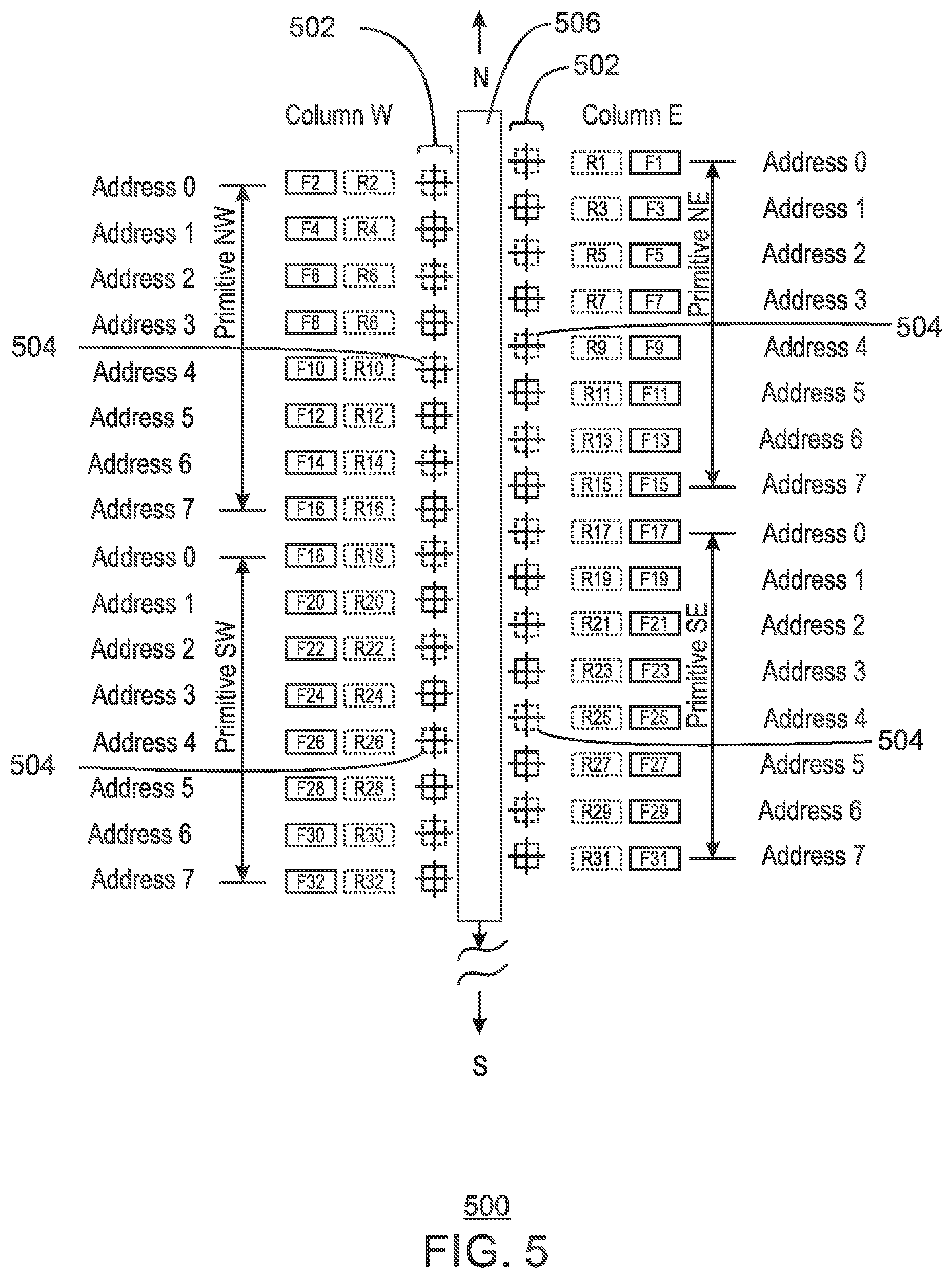 Patent US12350932 Figure 5 – Die for a printhead