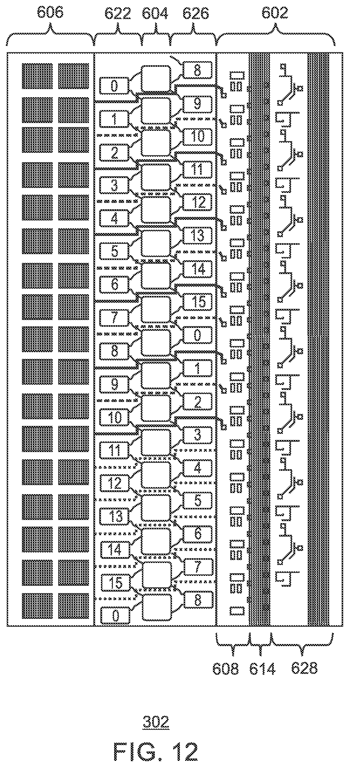 Patent US12350932 Figure 12 – Die for a printhead