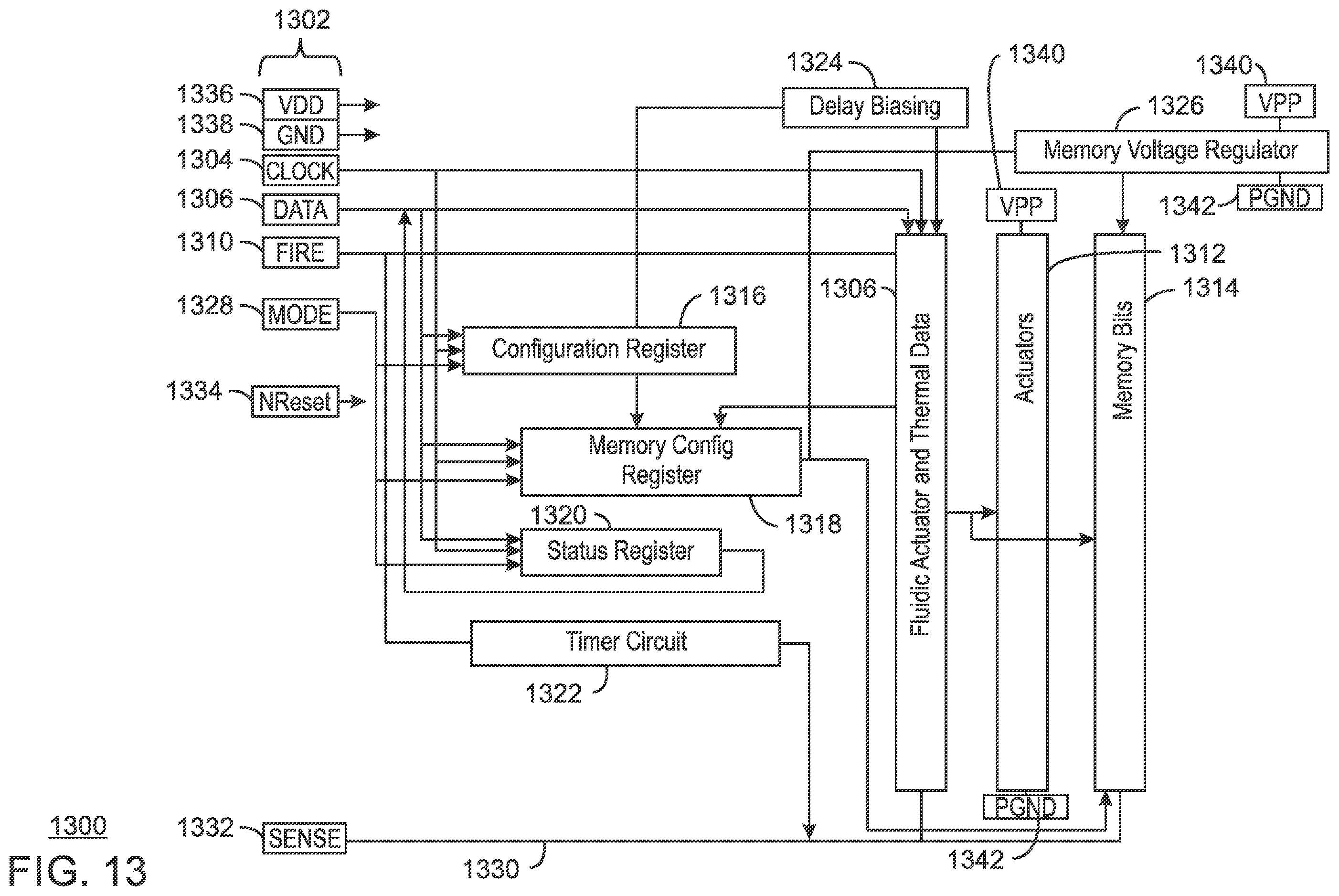 Patent US12350932 Figure 13 – Die for a printhead