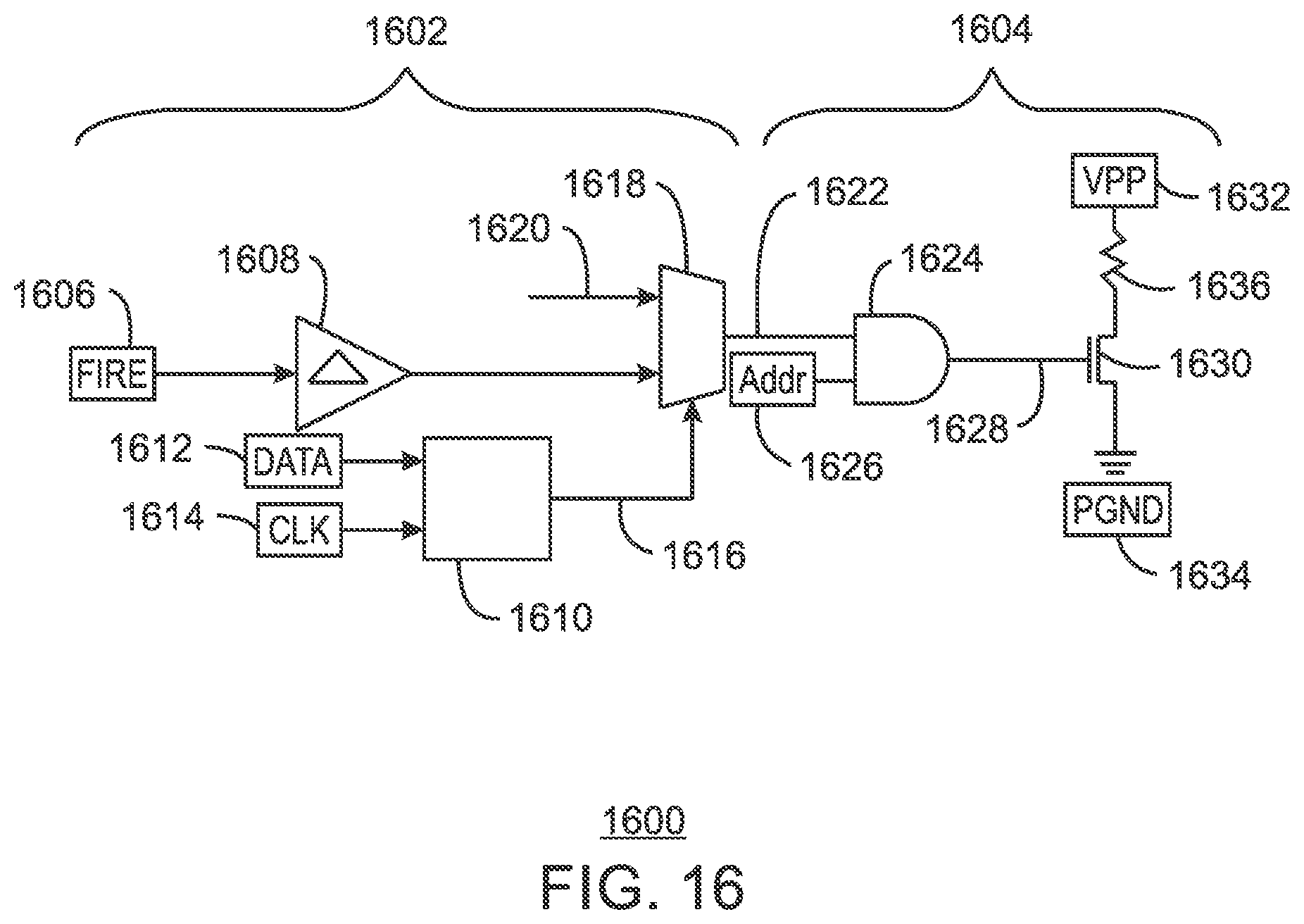 Patent US12350932 Figure 16 – Die for a printhead