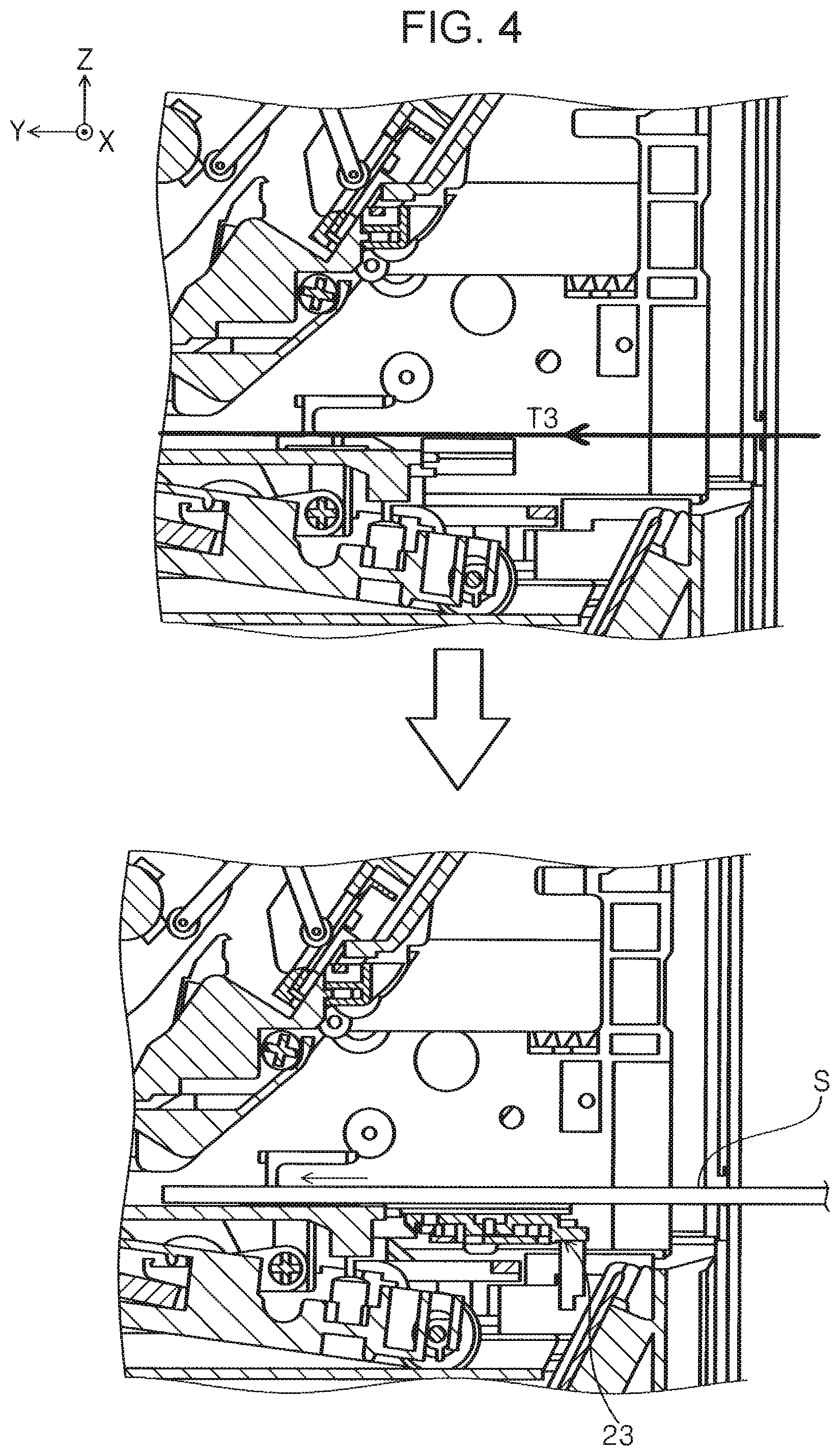Patent US12350933 Figure 4 – Medium feeding device and recording apparatus