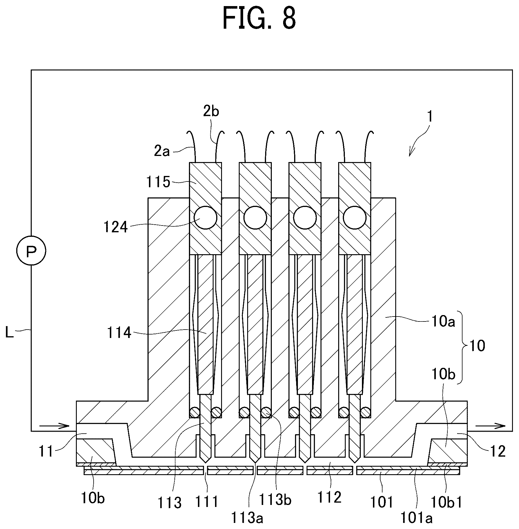 Patent US12350936 Figure 7 – Liquid discharge head and liquid discharge apparatus