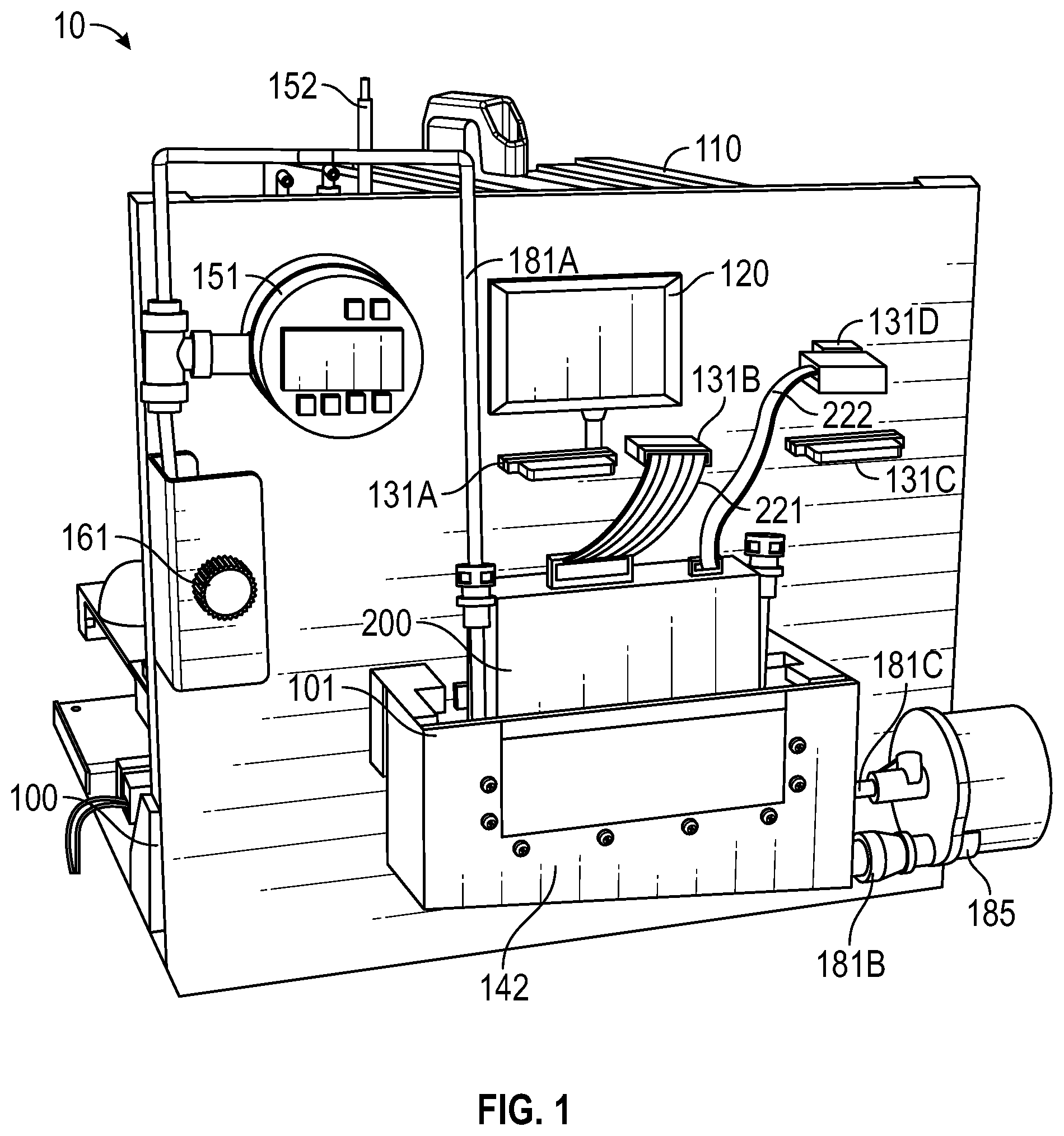Patent US12350939 Figure 1 – Devices, systems, and methods for printhead cleaning and diagnostics