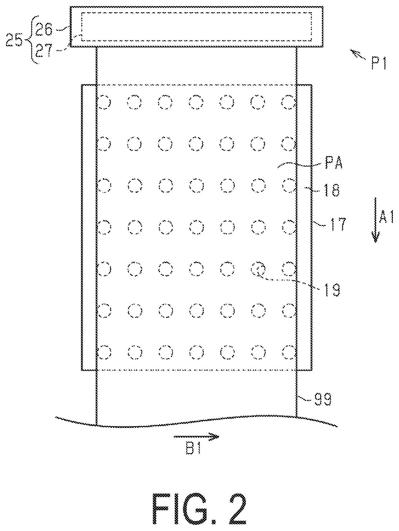 Patent US12350945 Figure 2 – Printing apparatus and method of printing for intermittantly transporting a medium