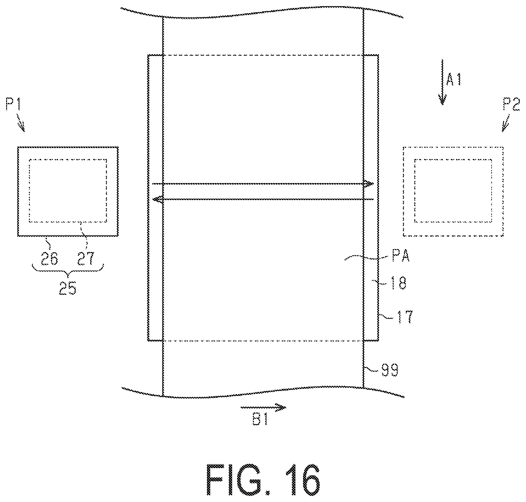 Patent US12350945 Figure 8 – Printing apparatus and method of printing for intermittantly transporting a medium