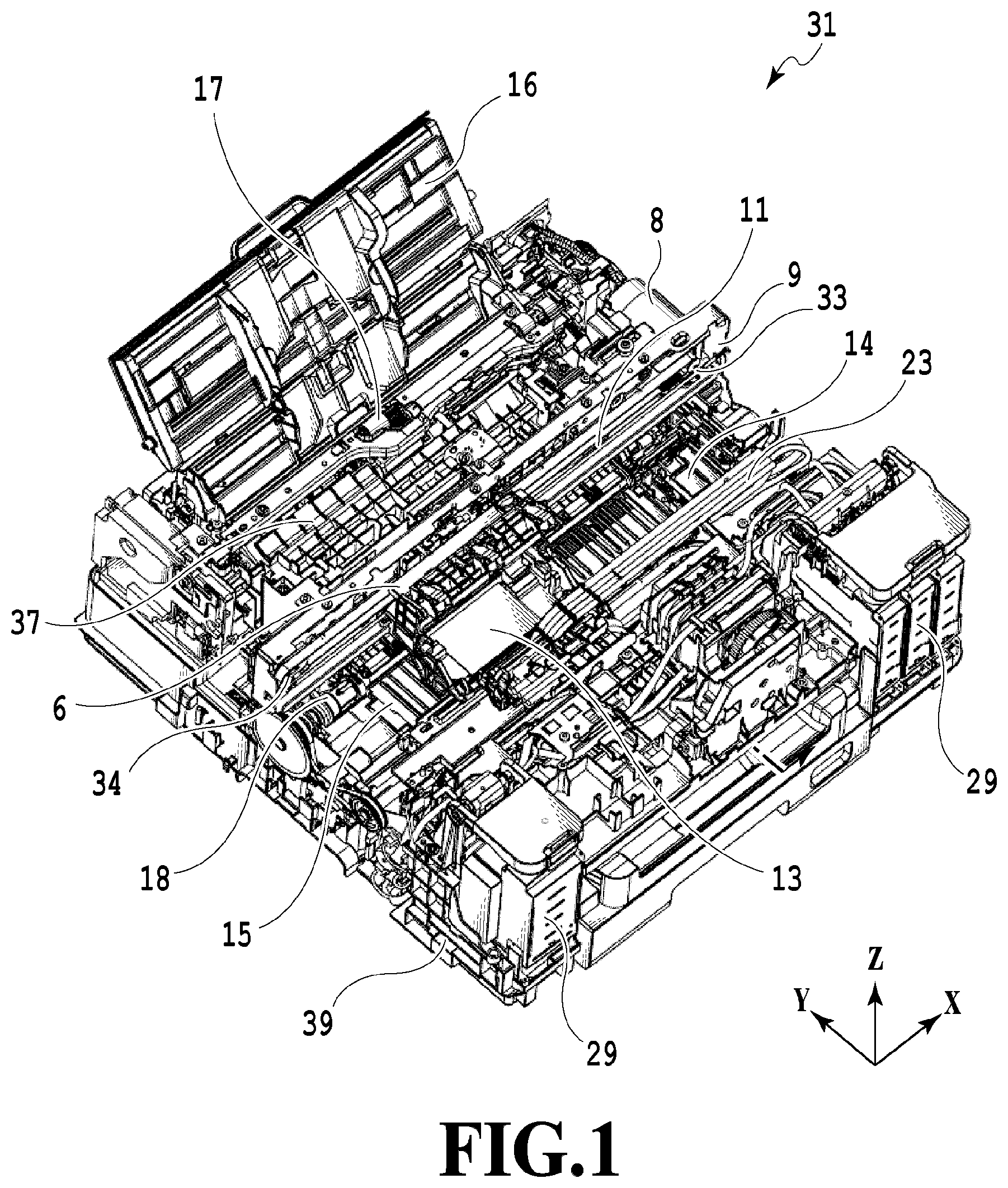 Patent US12350946 Figure 1 – Printing apparatus