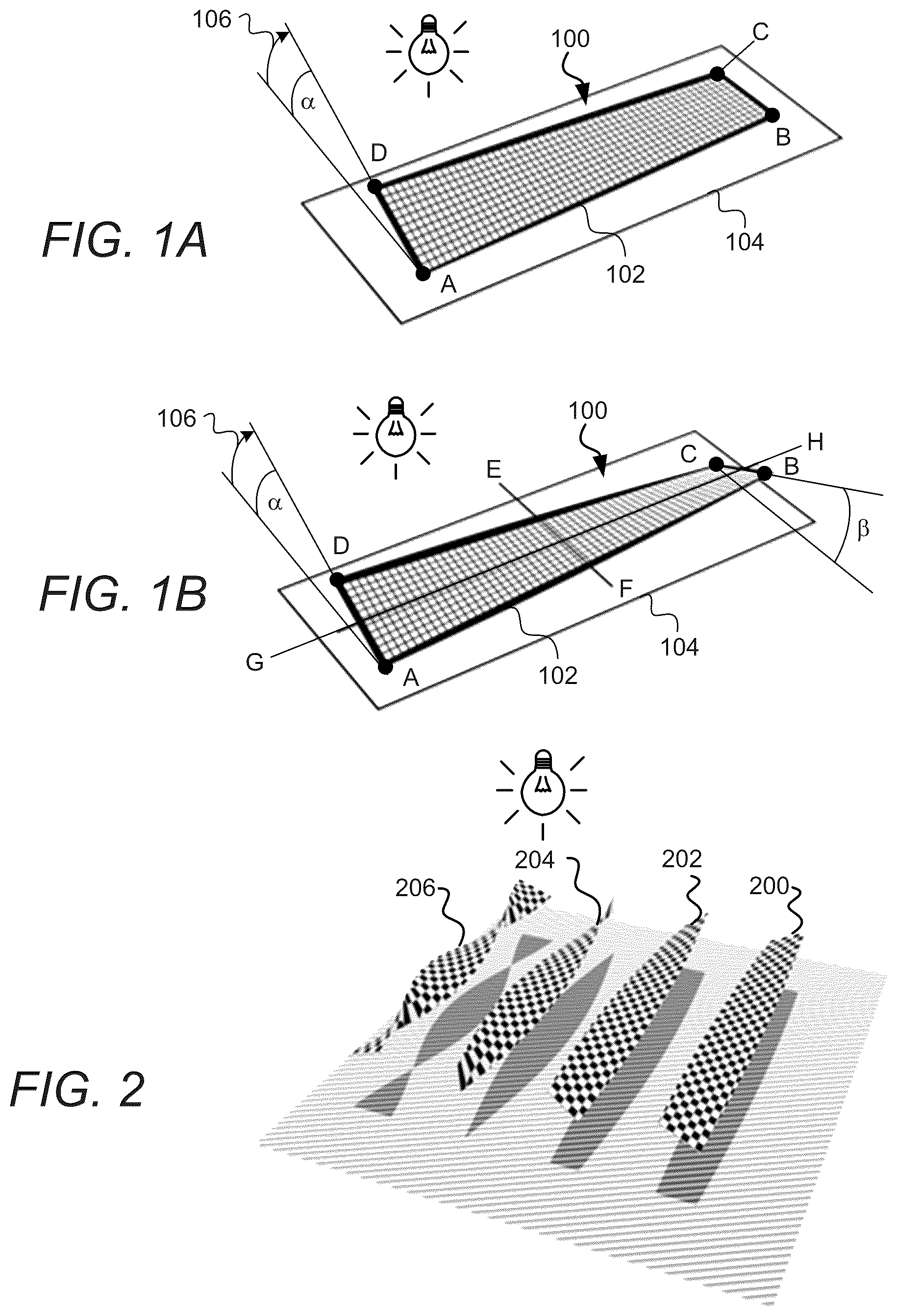 Patent US12350950 Figure 1 – Article with angled reflective segments