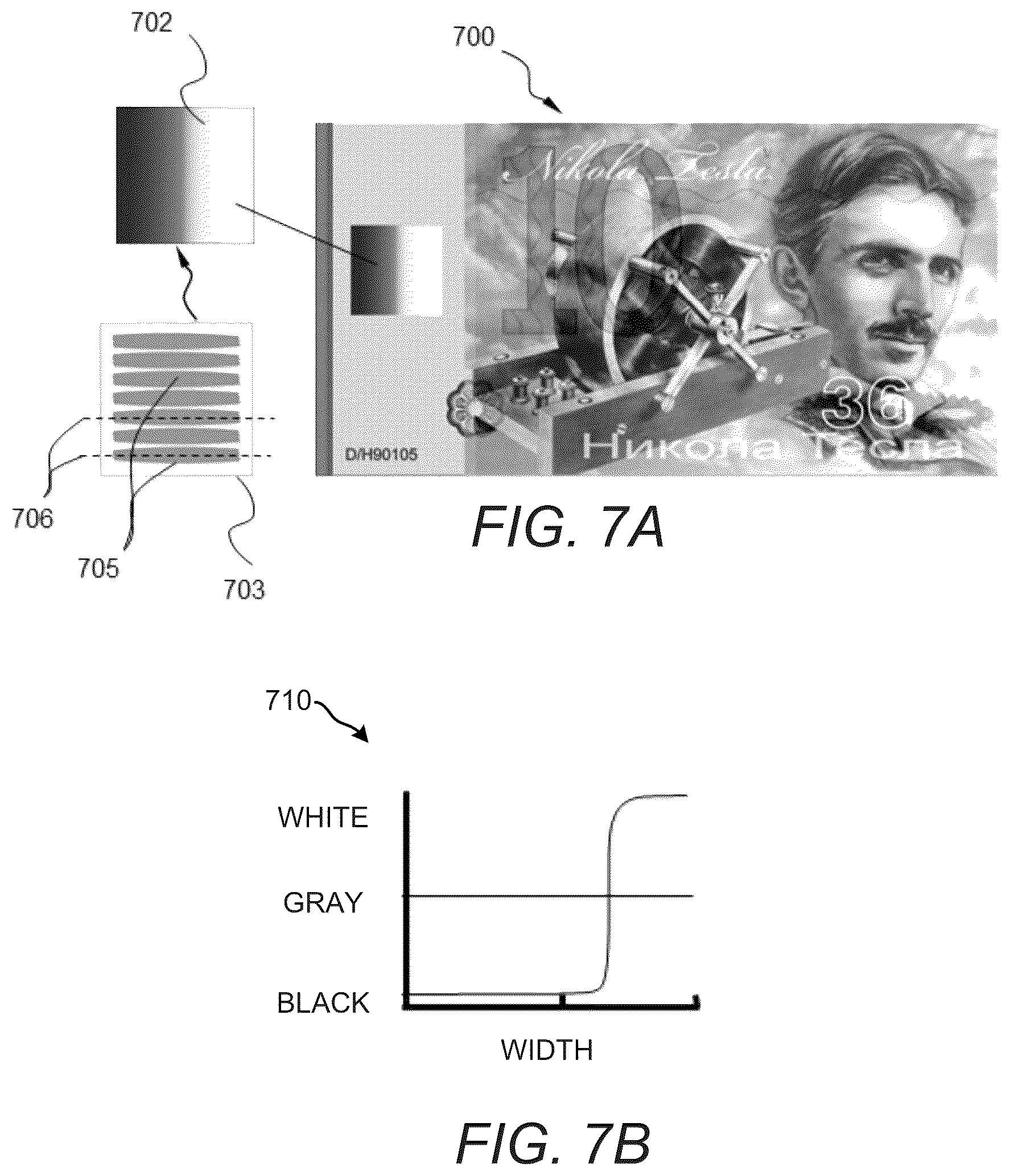 Patent US12350950 Figure 8 – Article with angled reflective segments