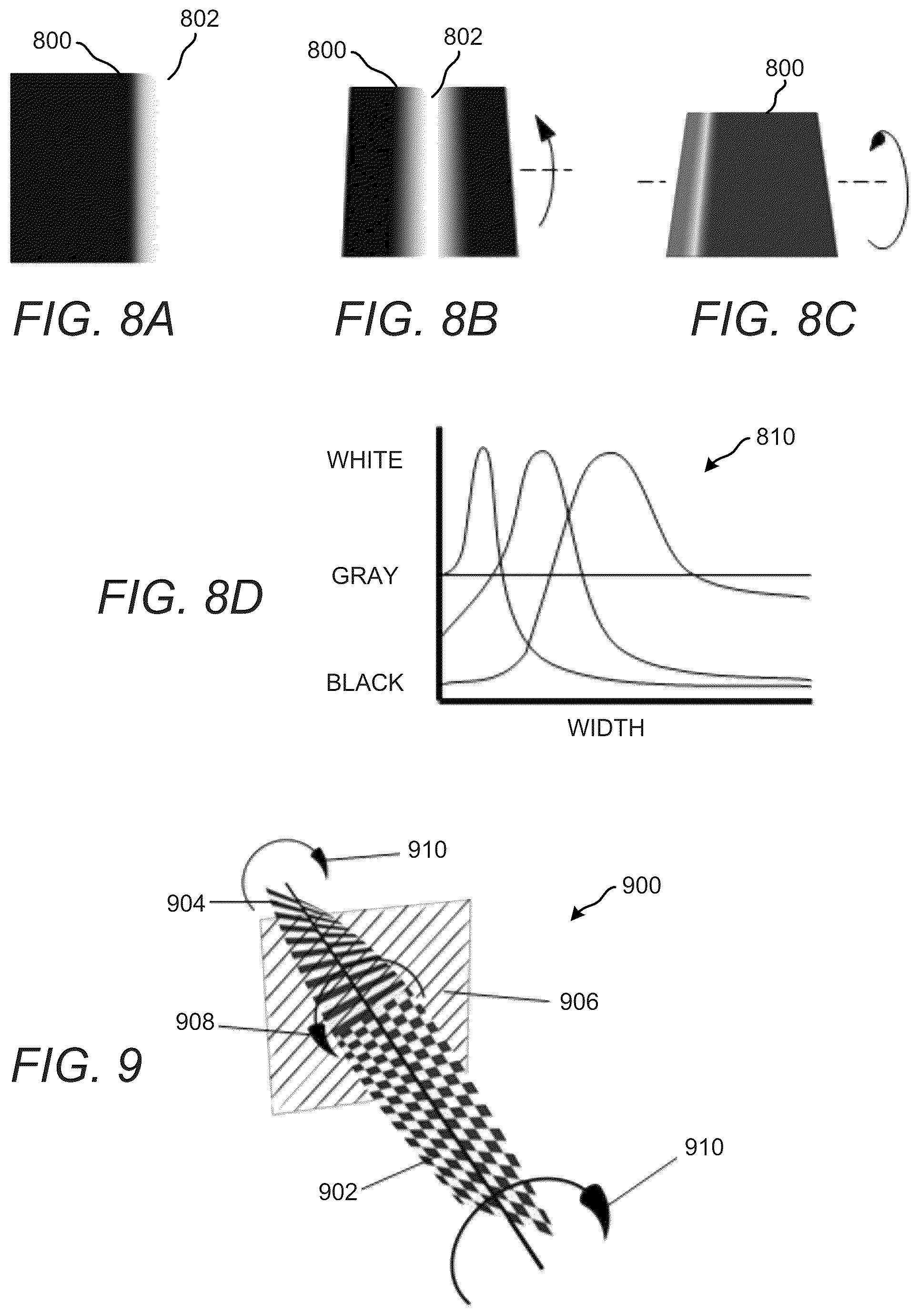 Patent US12350950 Figure 11 – Article with angled reflective segments