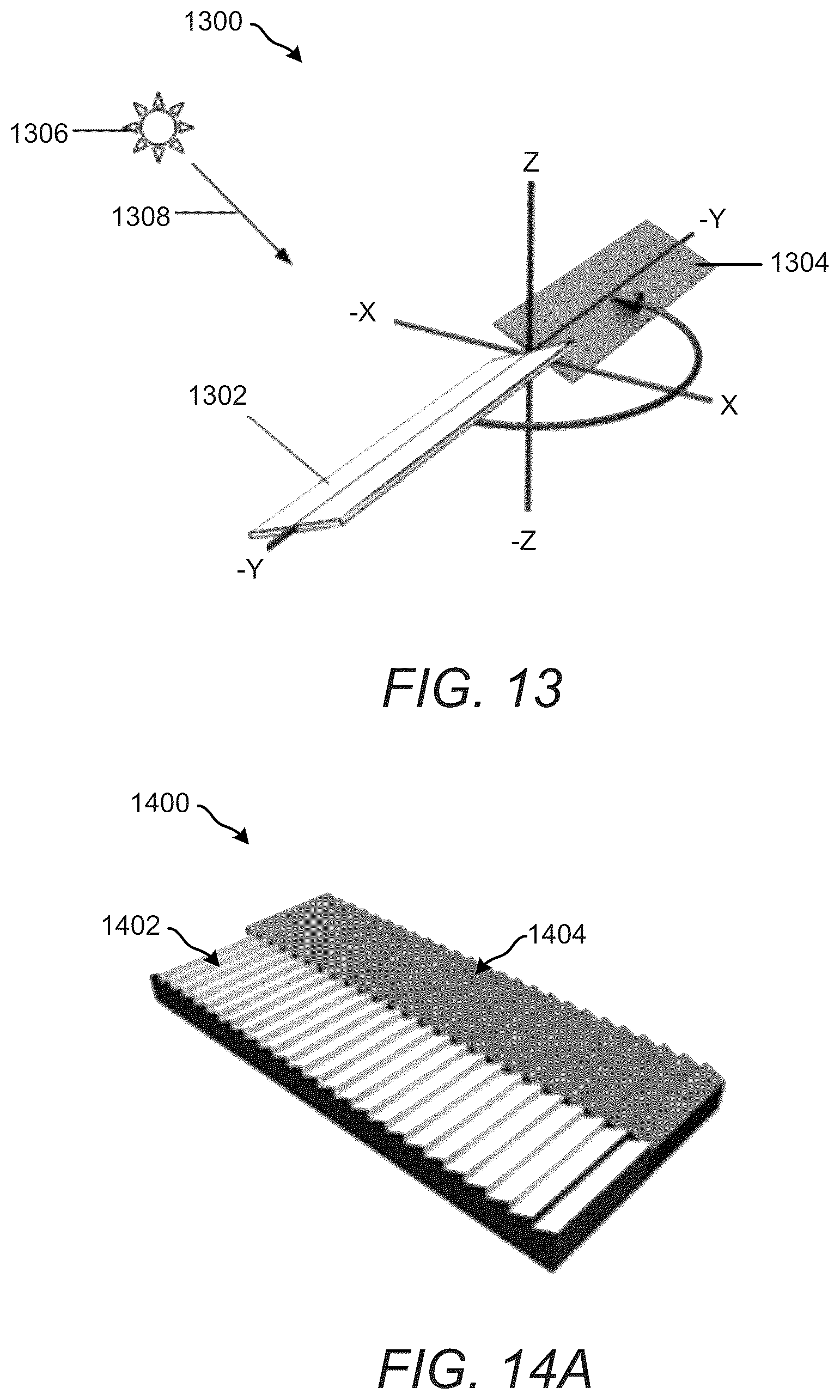 Patent US12350950 Figure 16 – Article with angled reflective segments