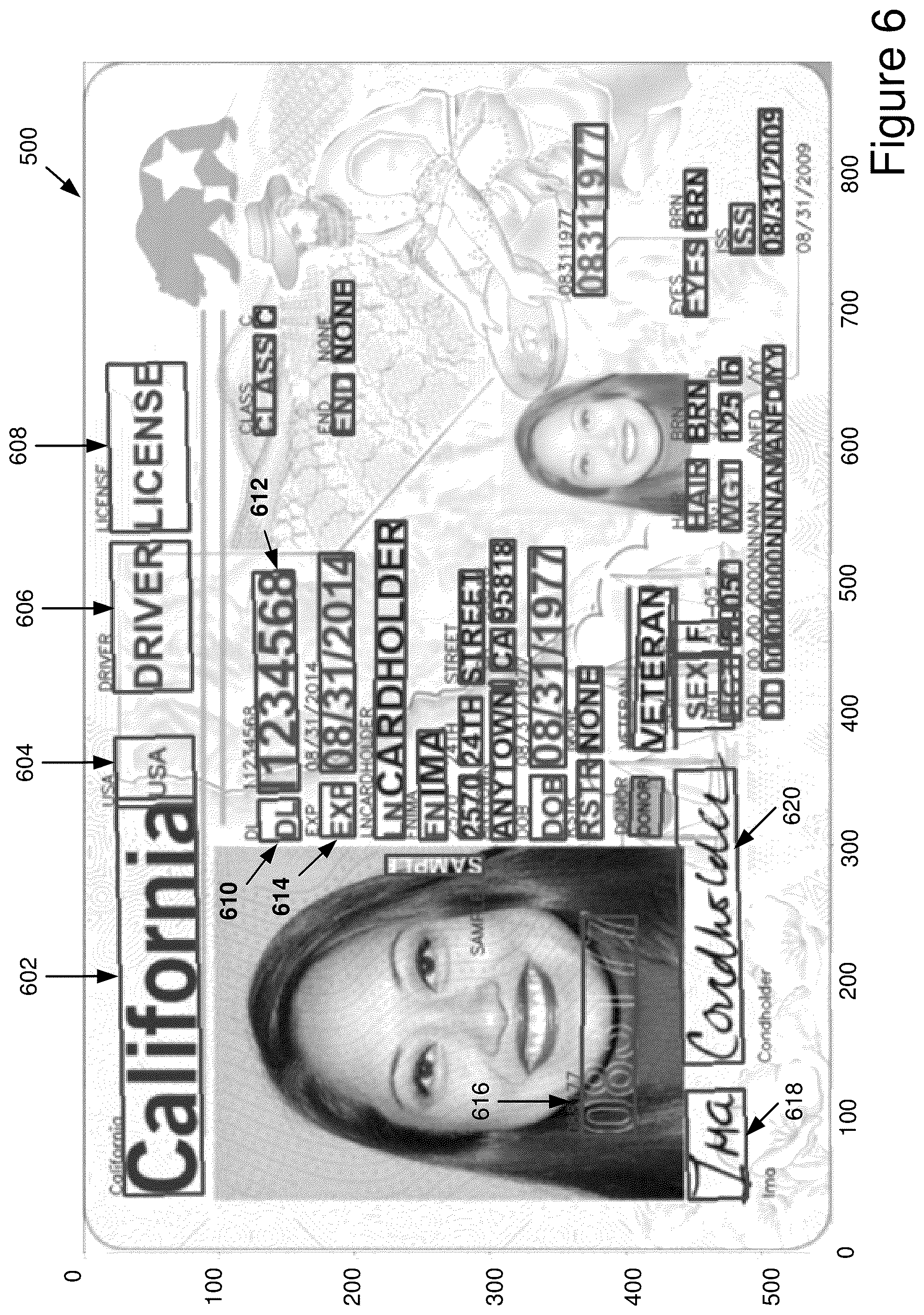 Patent US12350952 Figure 6 – Evaluating perforations on document images