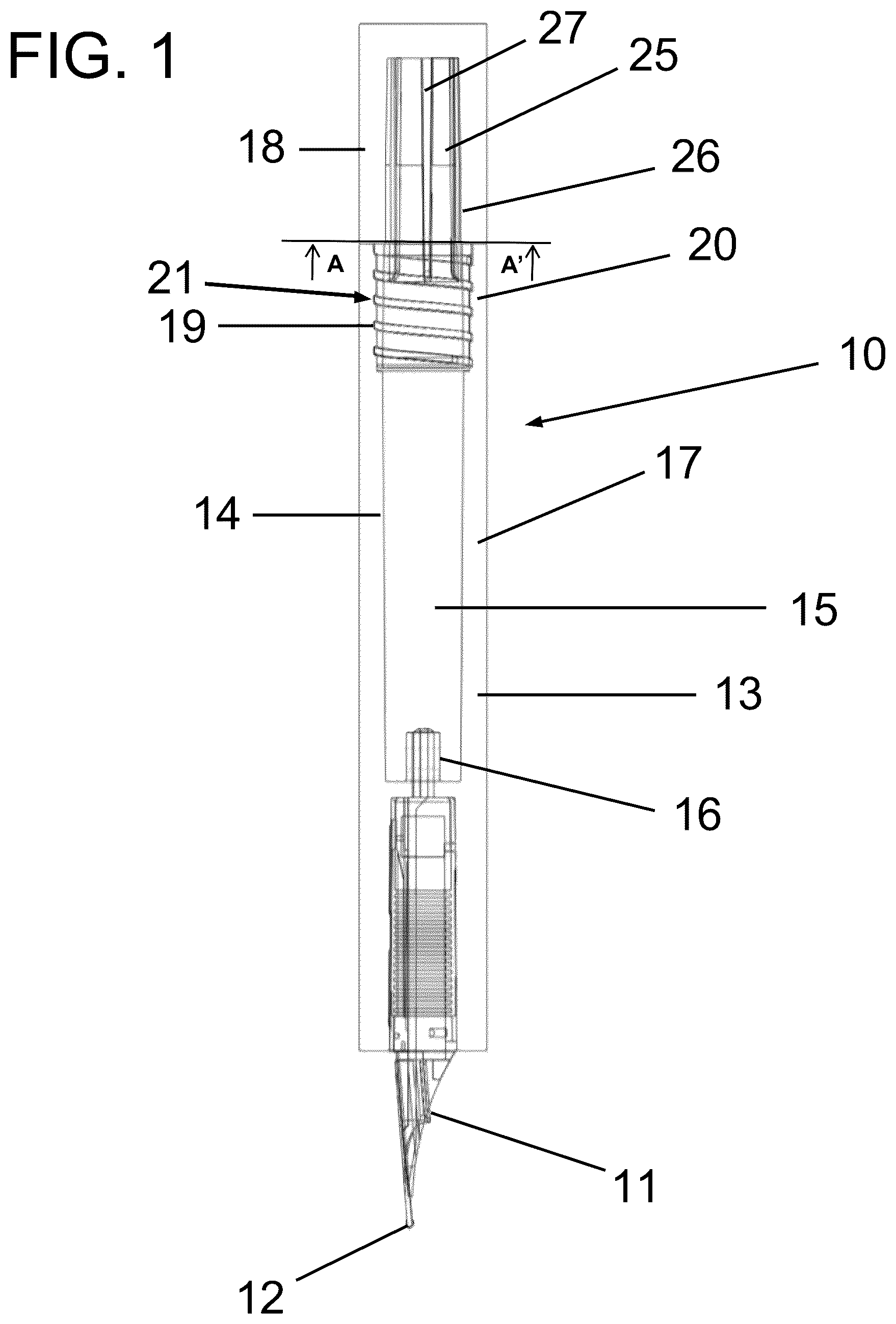 Patent US12350954 Figure 1 – Pen