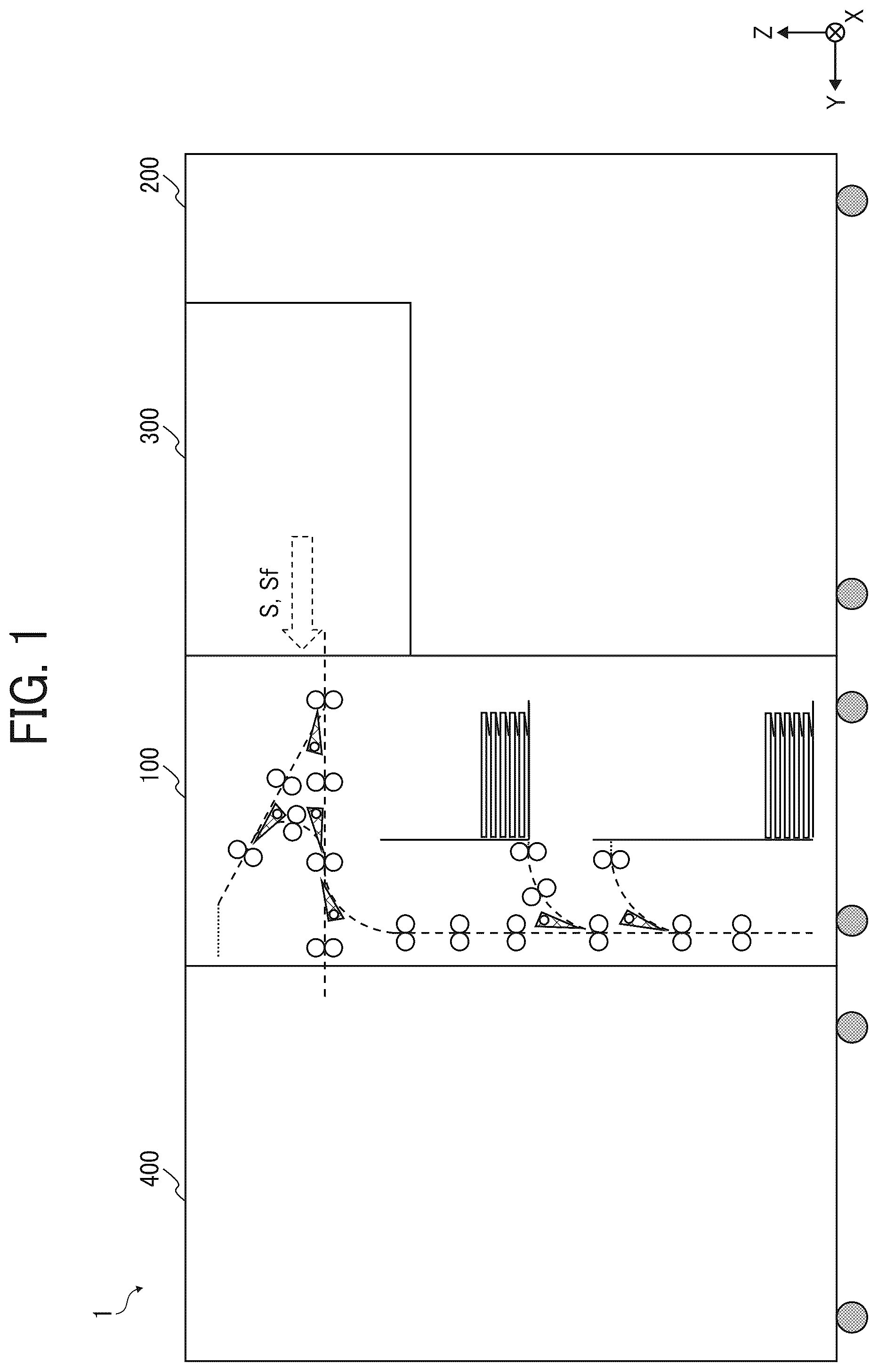 Patent US12350957 Figure 1 – Envelope processing apparatus and image forming system