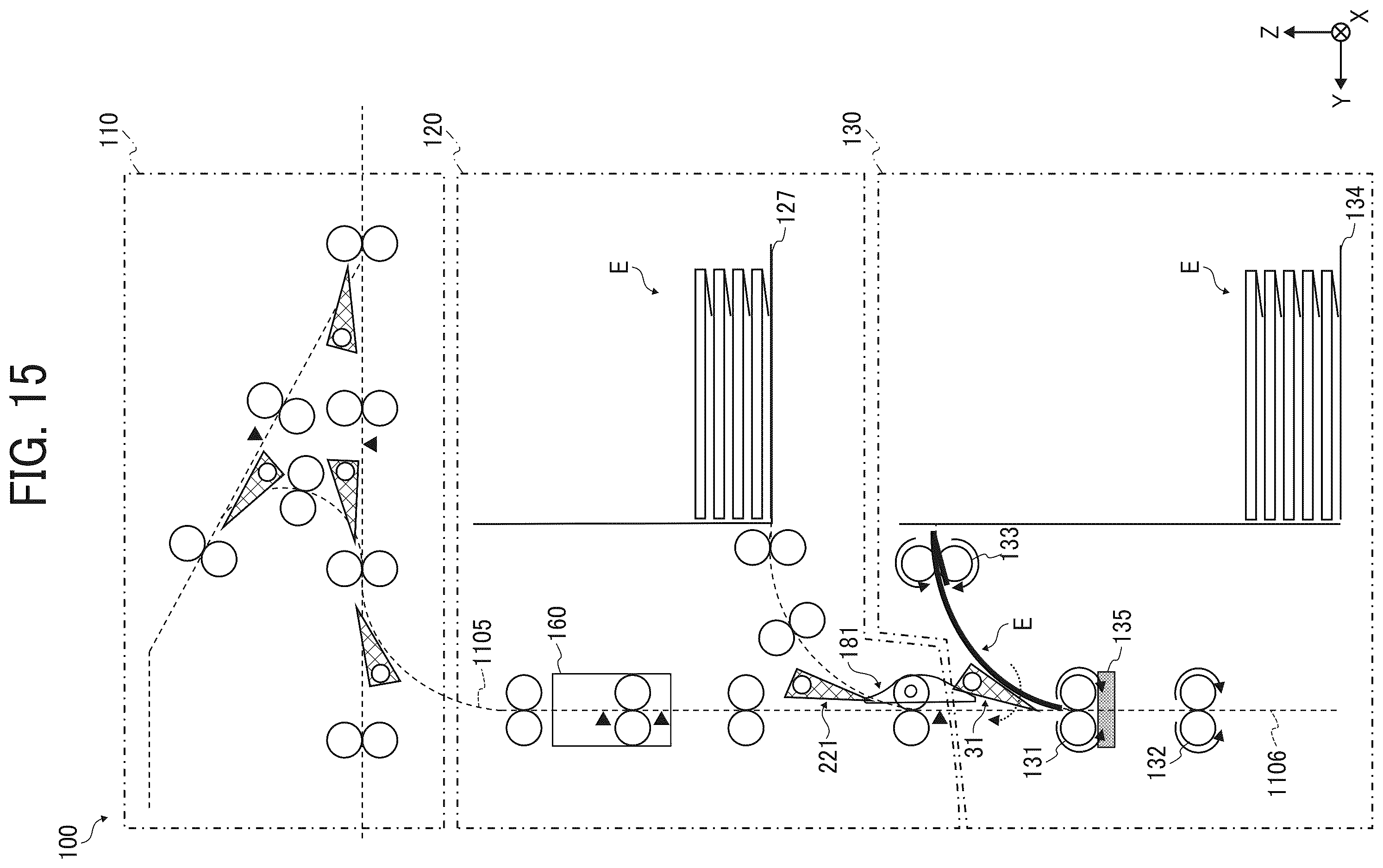 Patent US12350957 Figure 15 – Envelope processing apparatus and image forming system