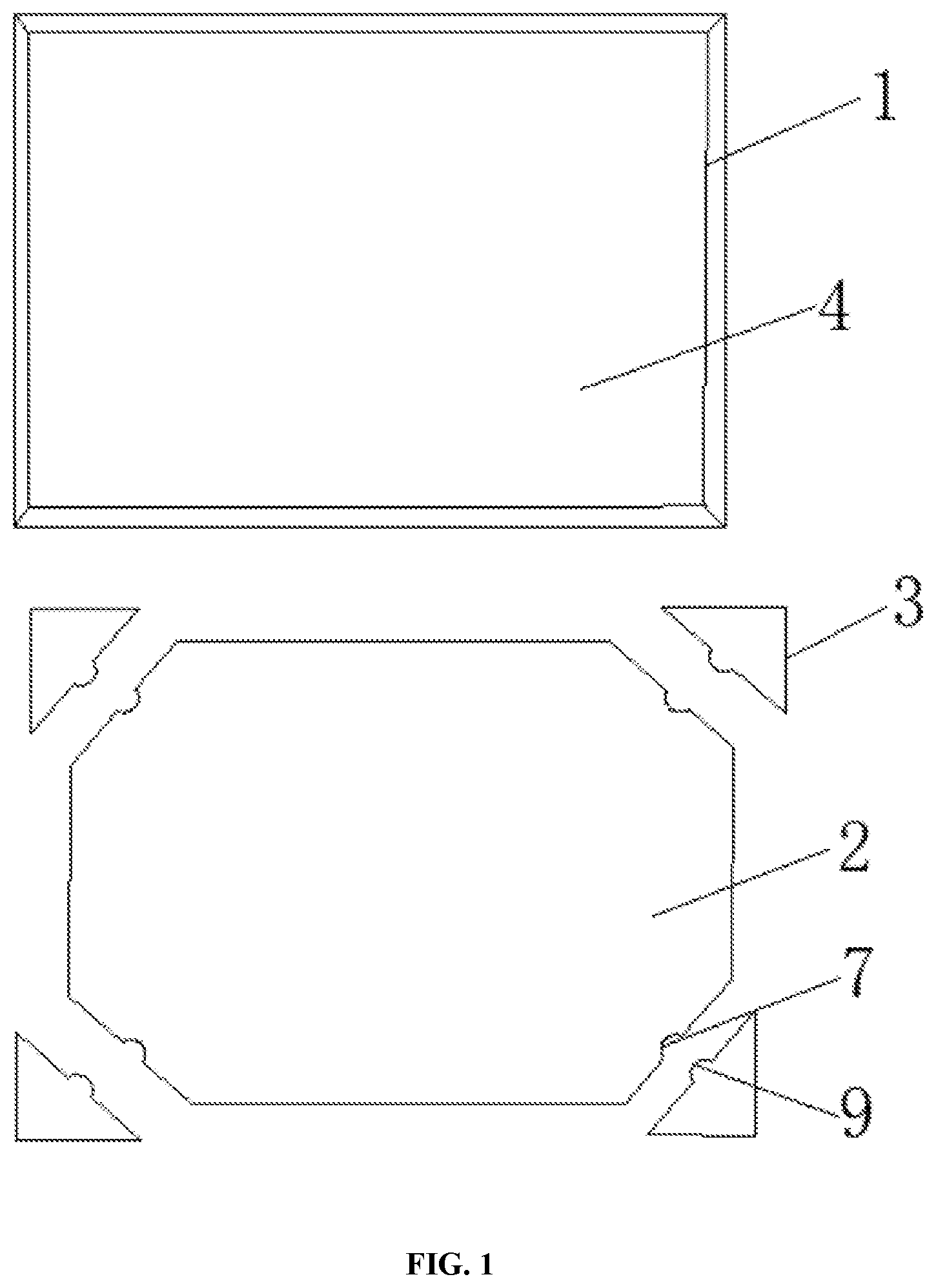 Patent US12350960 Figure 1 – Apparatus and method for attaching and detaching panels and boards to fixed surfaces