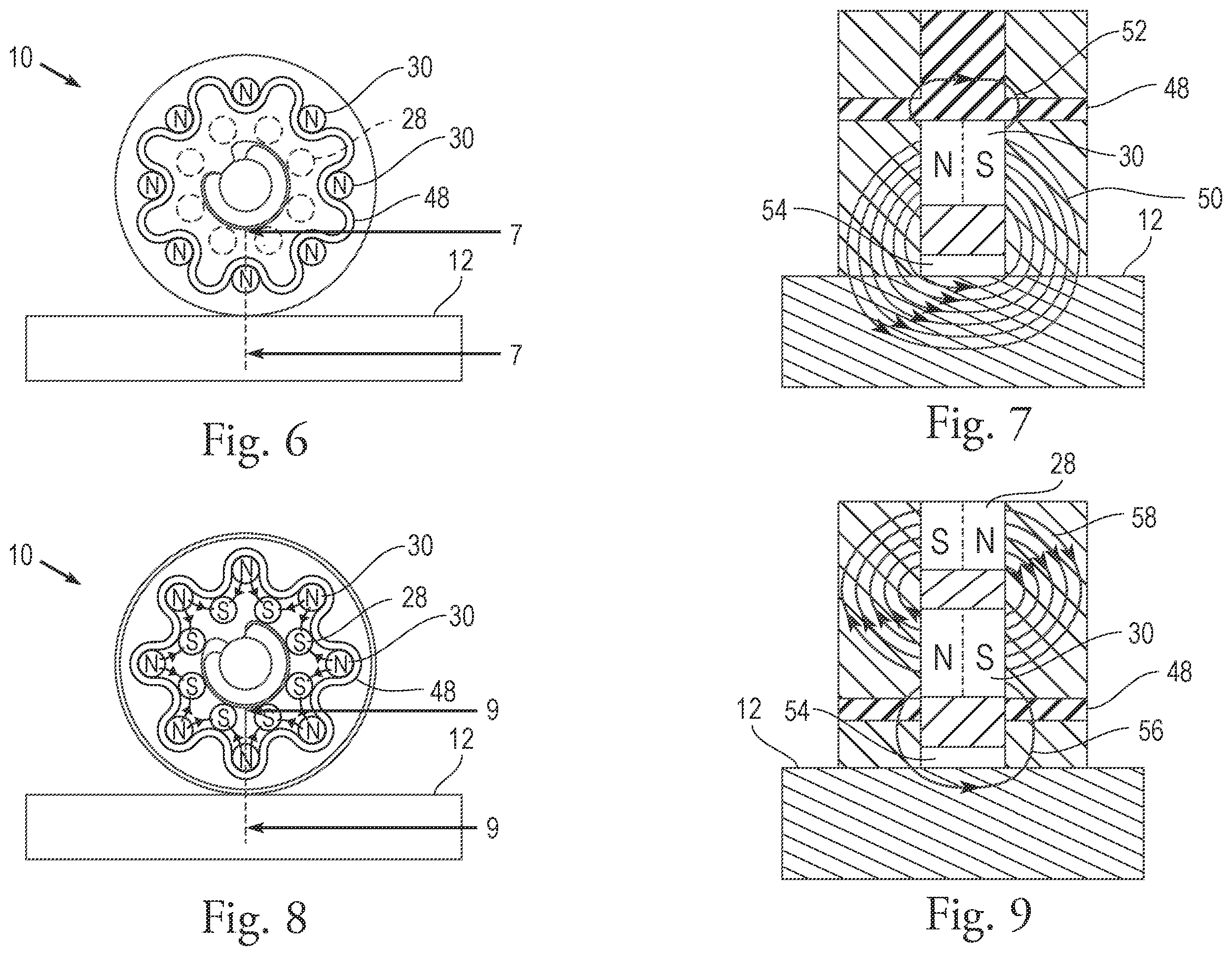 Patent US12350962 Figure 3 – Electromagnets to control magnetic wheel adhesion