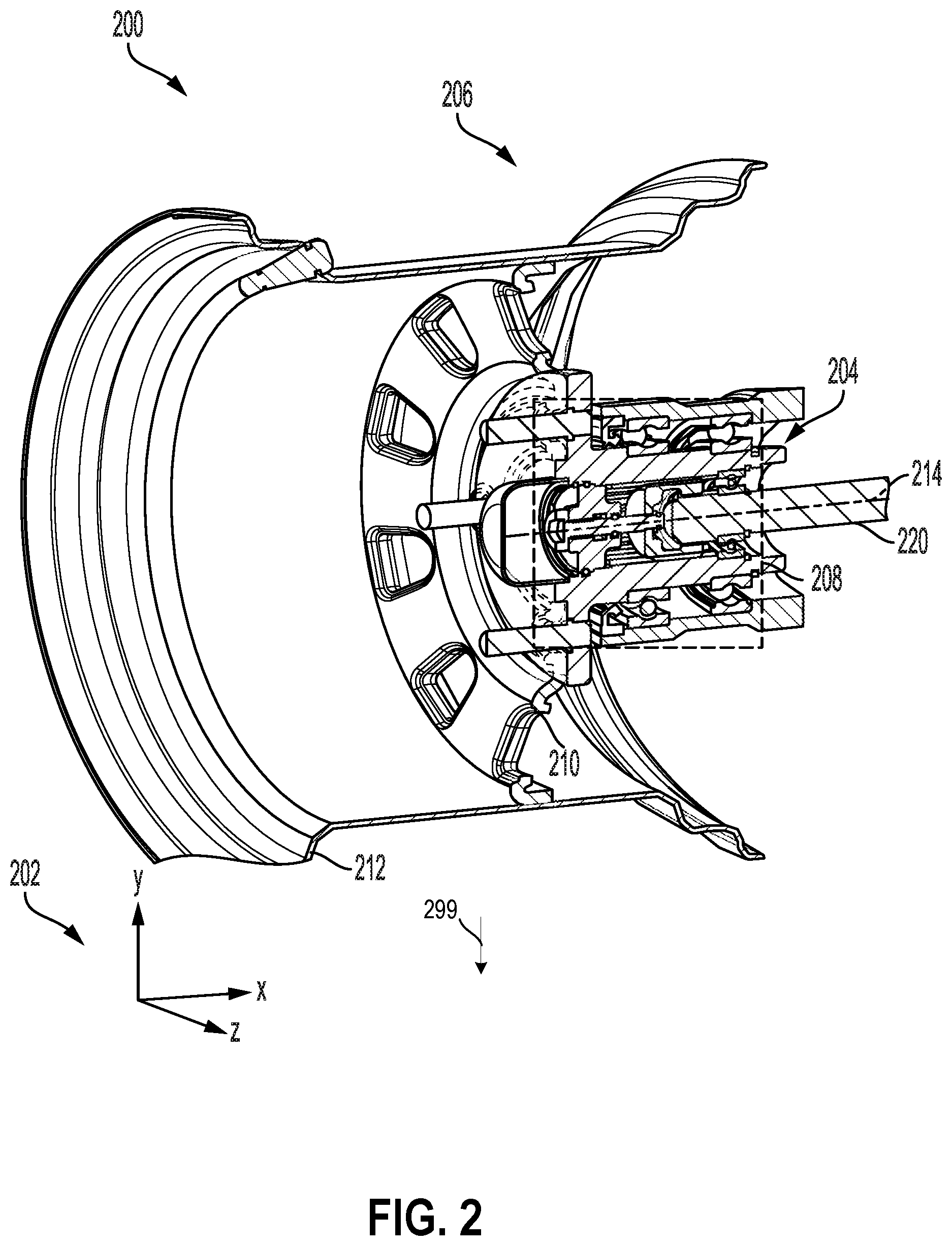 Patent US12350965 Figure 2 – Systems and methods for disengaging wheels