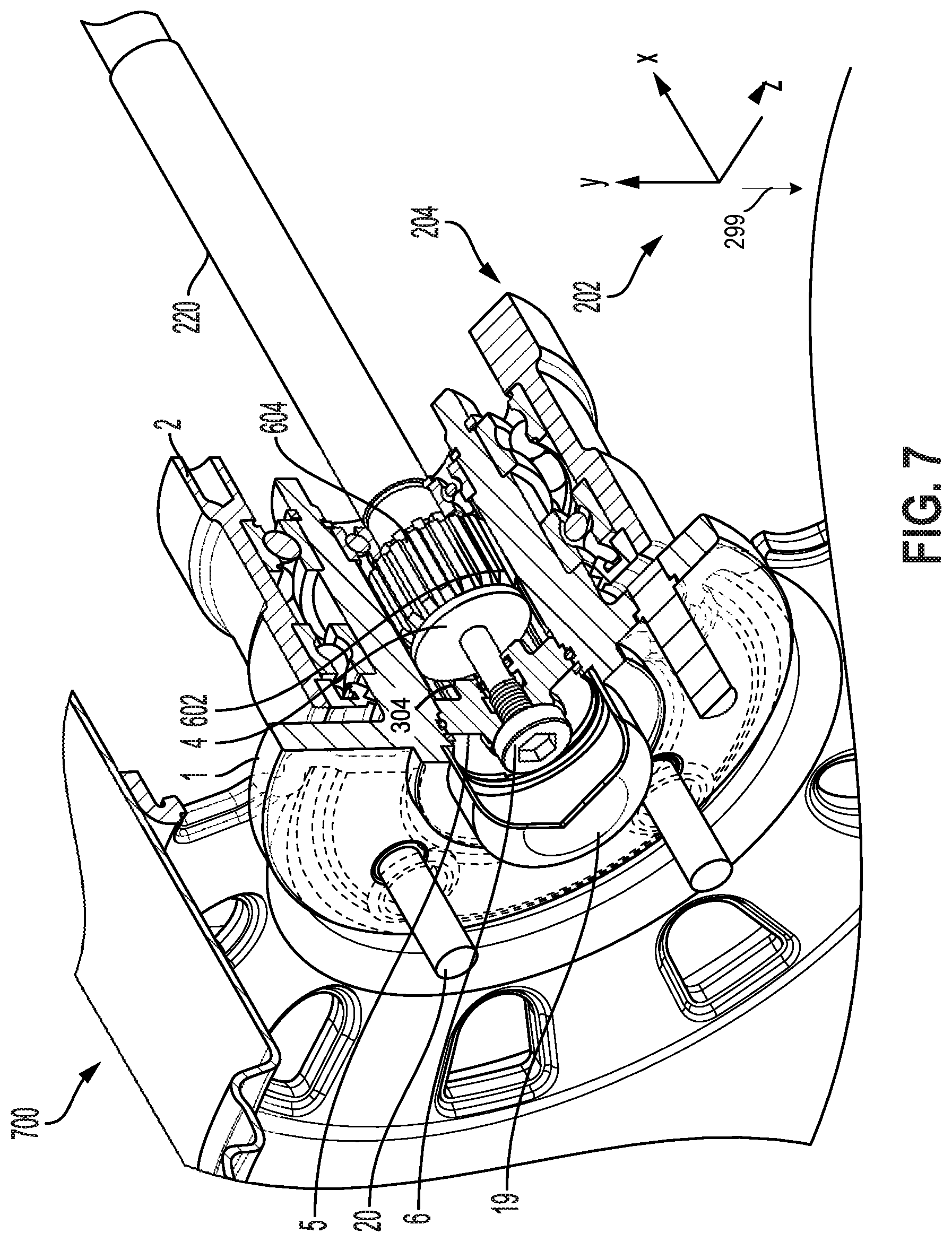 Patent US12350965 Figure 7 – Systems and methods for disengaging wheels