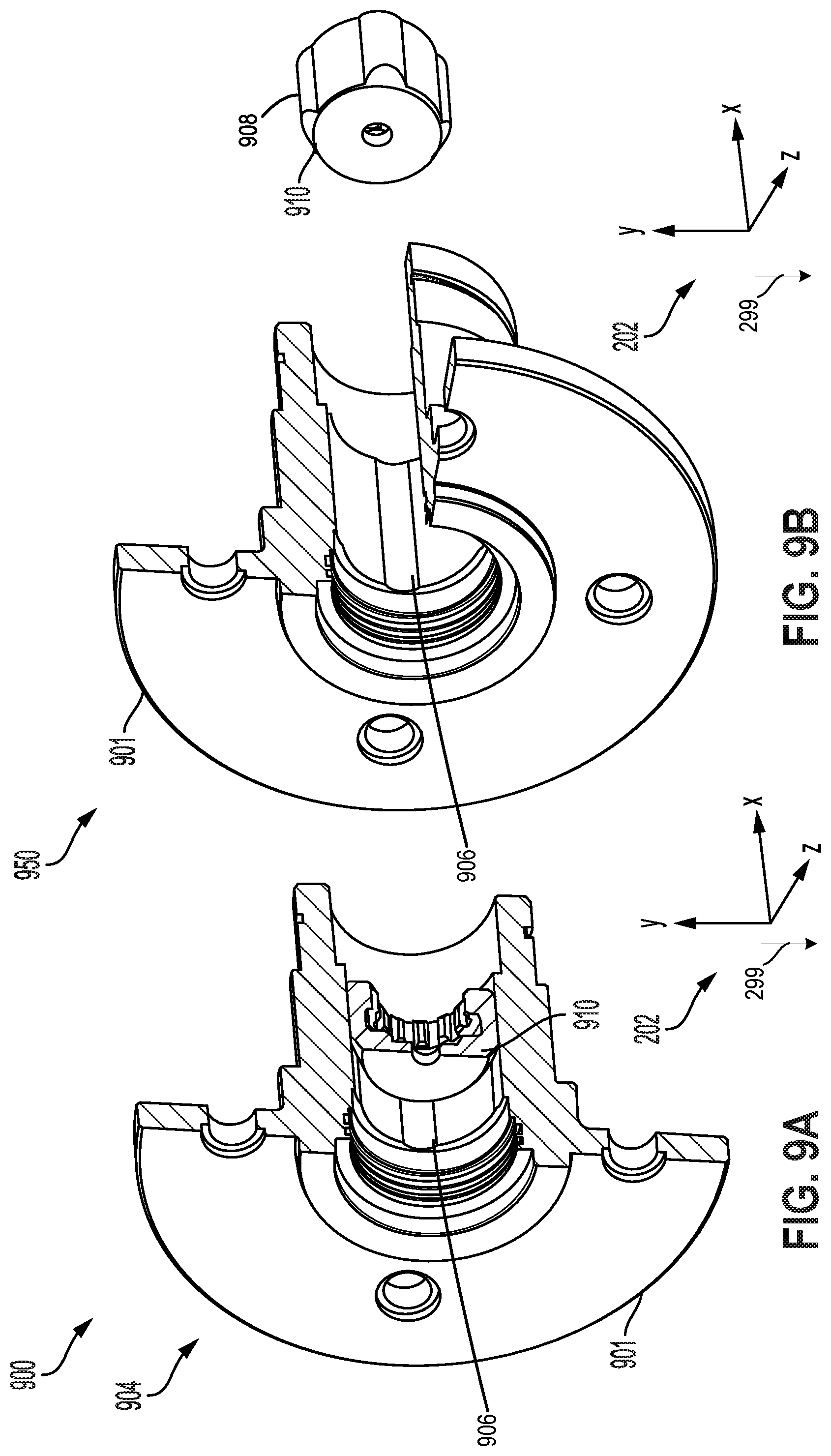 Patent US12350965 Figure 9 – Systems and methods for disengaging wheels