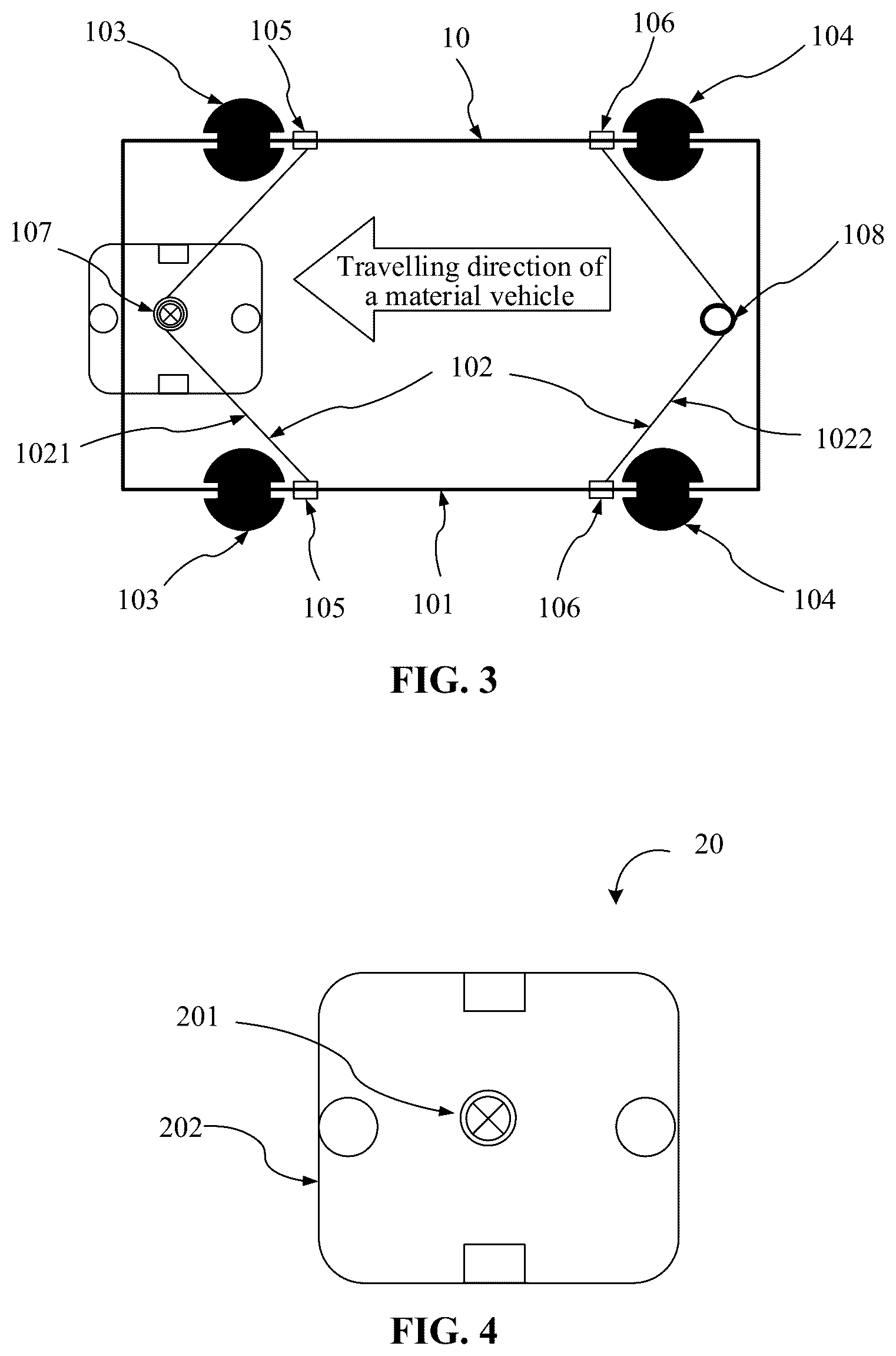 Patent US12350966 Figure 3 – Material vehicle, traction apparatus and system, and method for controlling bidirectional traveling of material vehicle