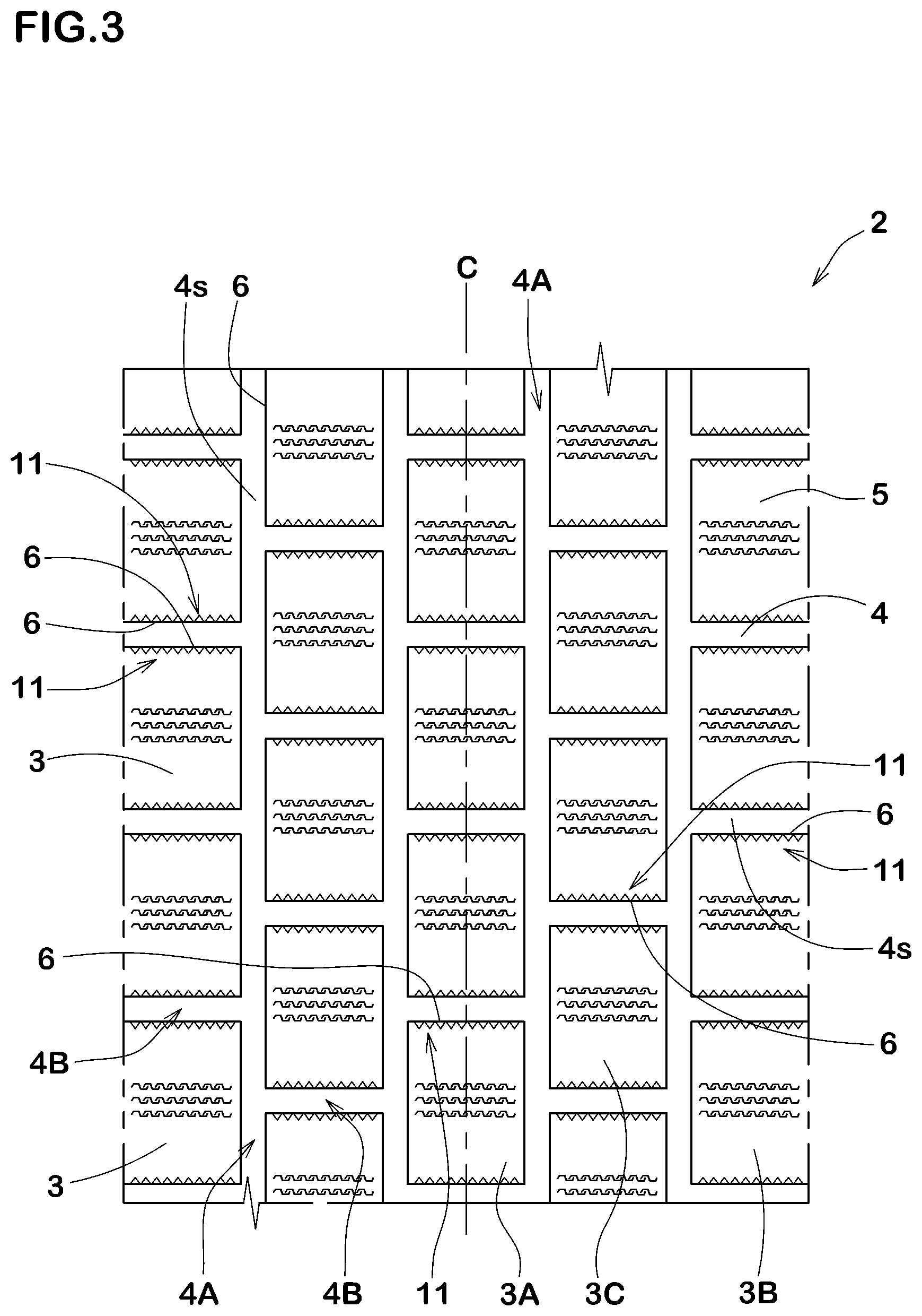 Patent US12350972 Figure 3 – Tire