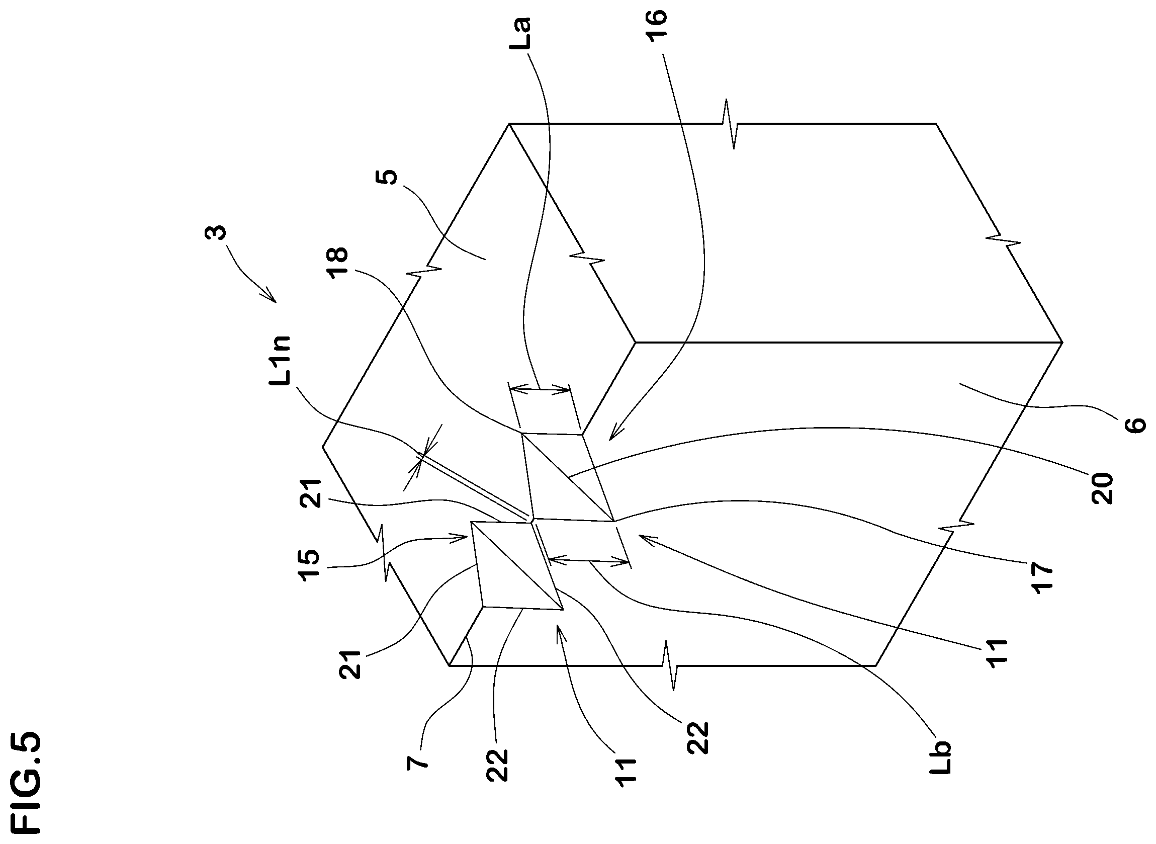 Patent US12350972 Figure 5 – Tire