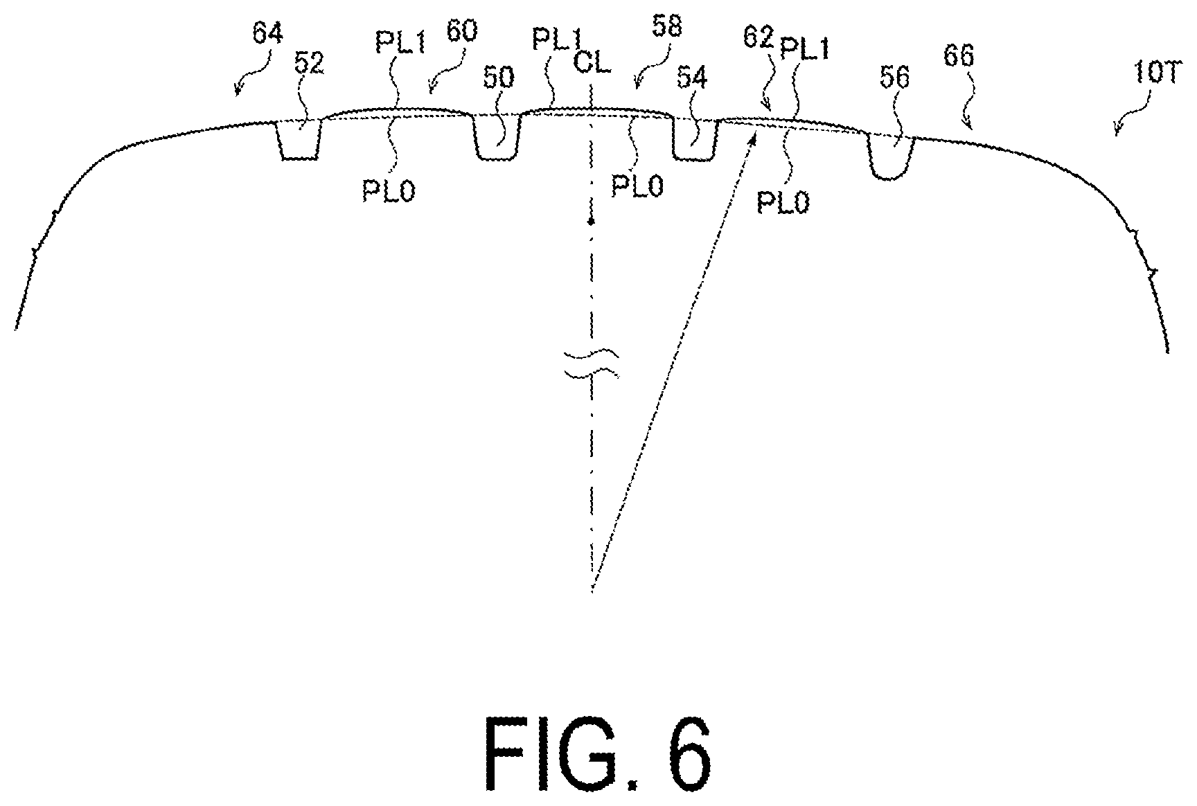 Patent US12350973 Figure 6 – Tire