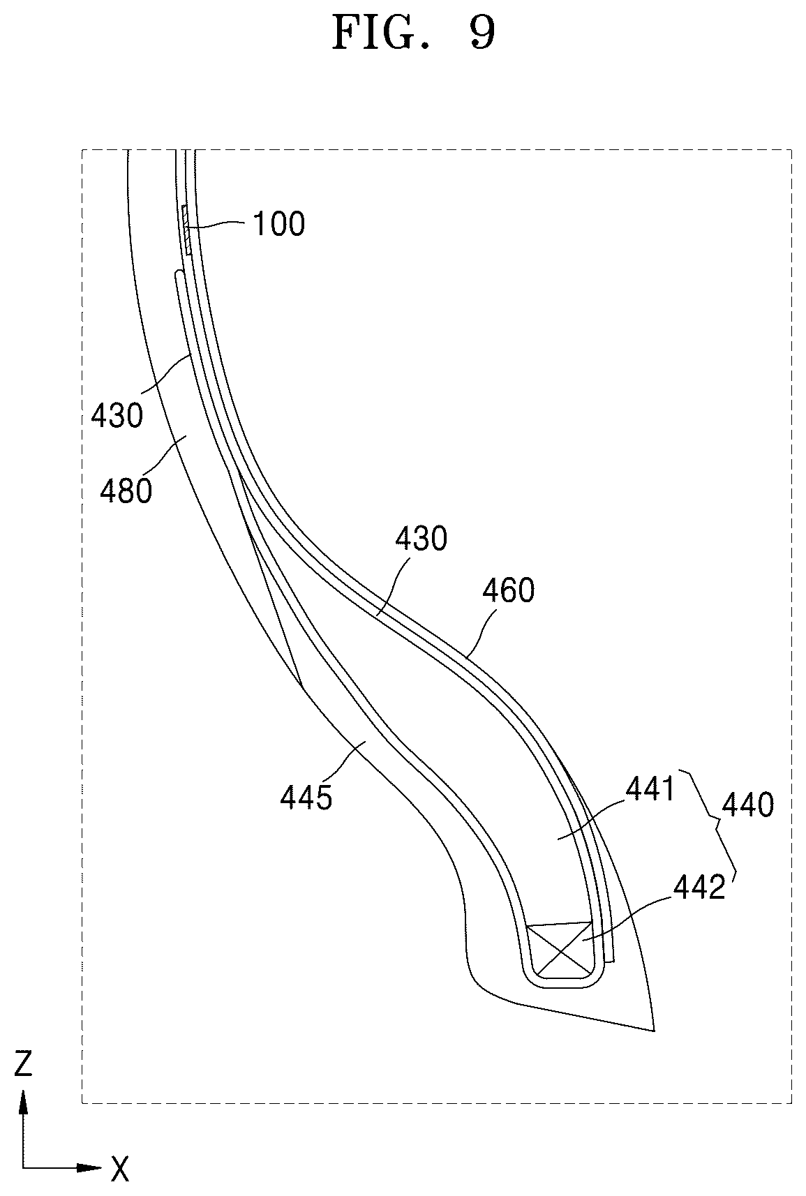 Patent US12350976 Figure 9 – Tire