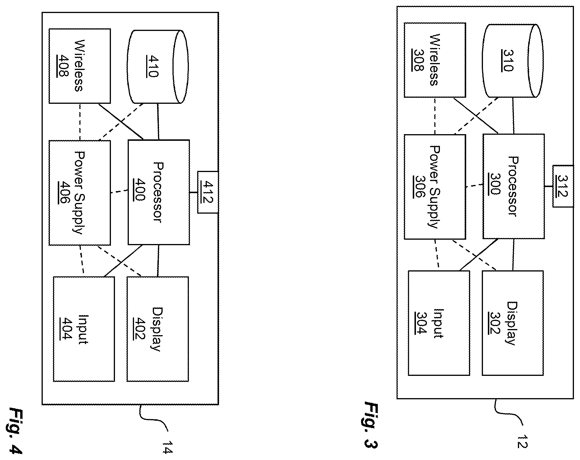 Patent US12350979 Figure 2 – Tyre monitoring device configuration