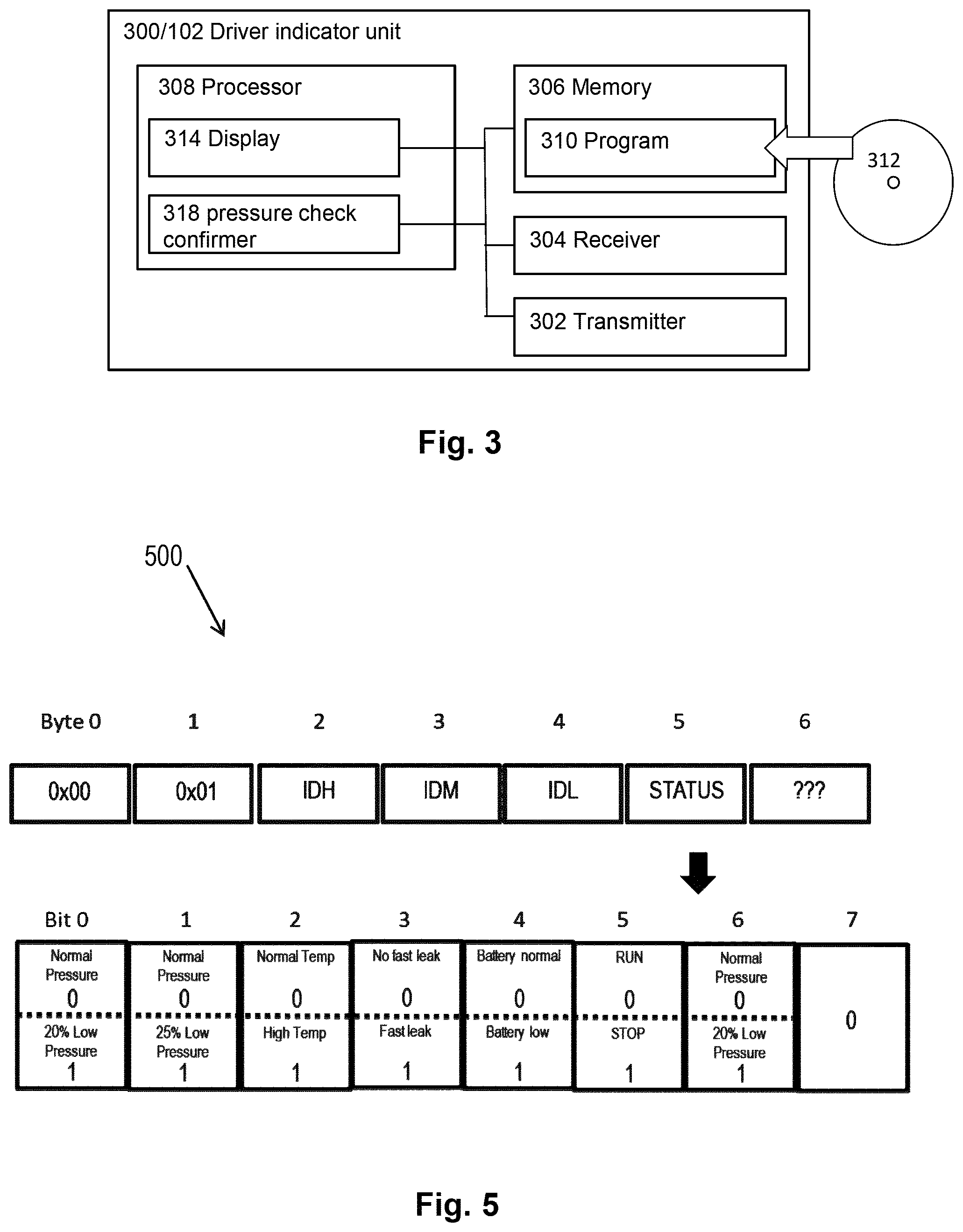 Patent US12350980 Figure 2 – Tyre pressure monitoring system