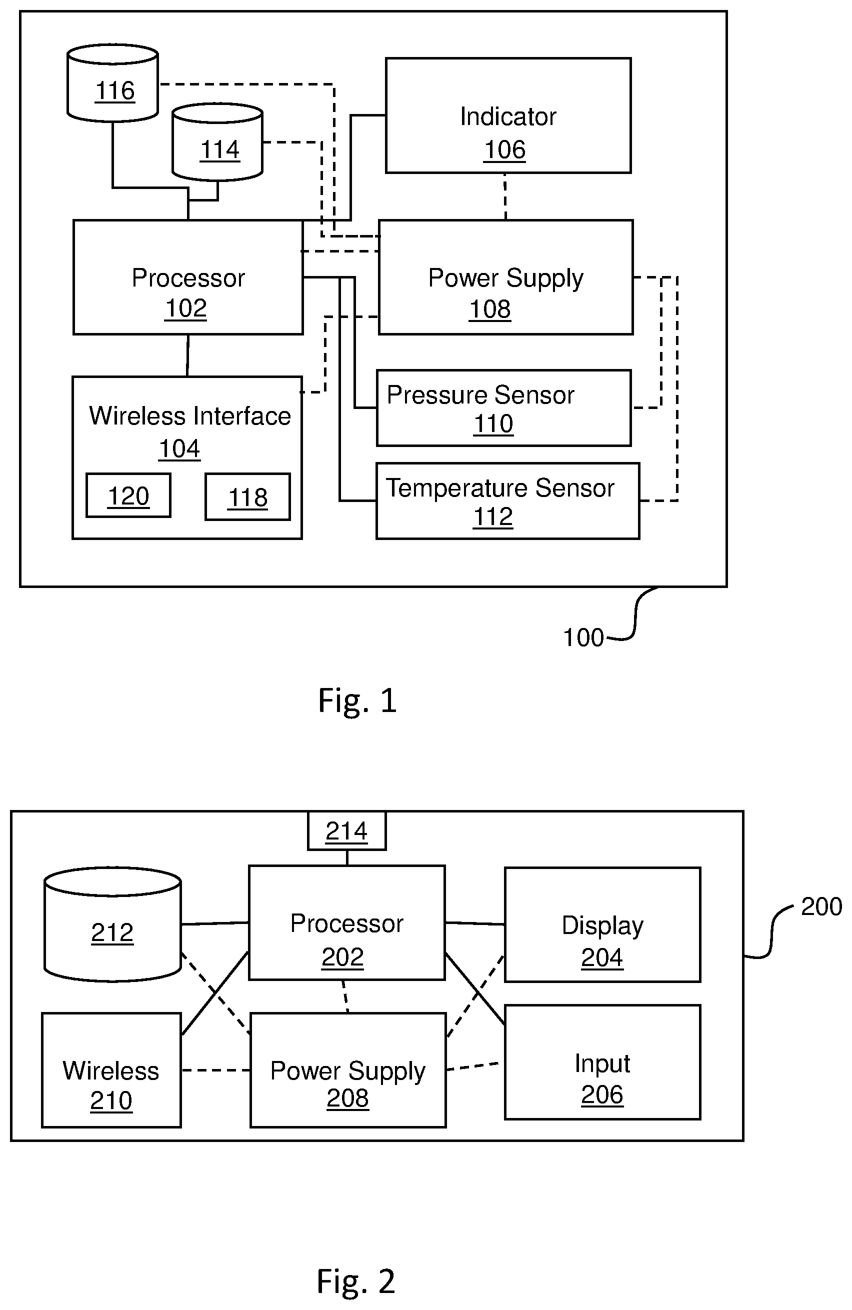 Patent US12350981 Figure 1 – Aircraft tire monitoring device
