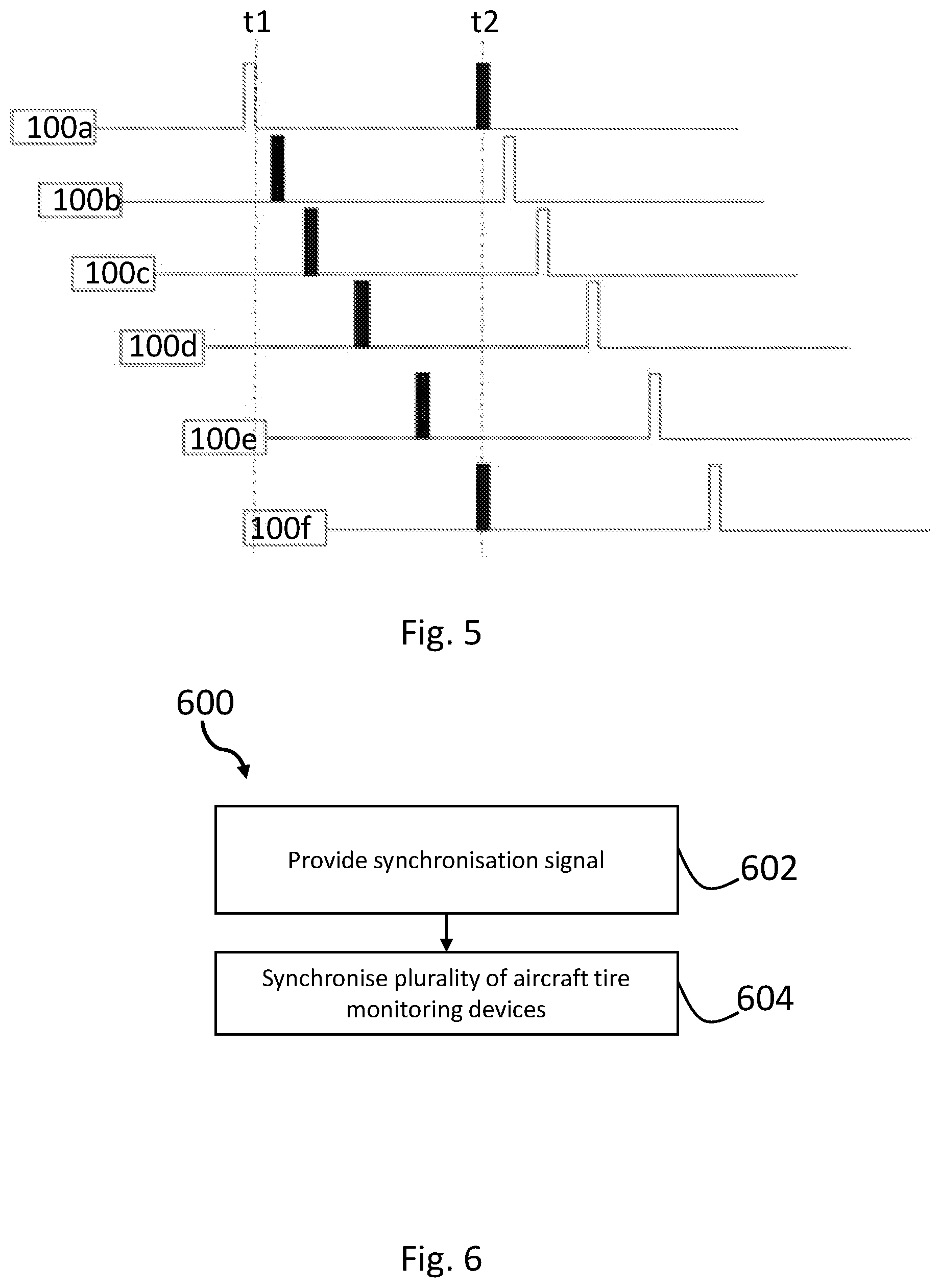 Patent US12350981 Figure 4 – Aircraft tire monitoring device