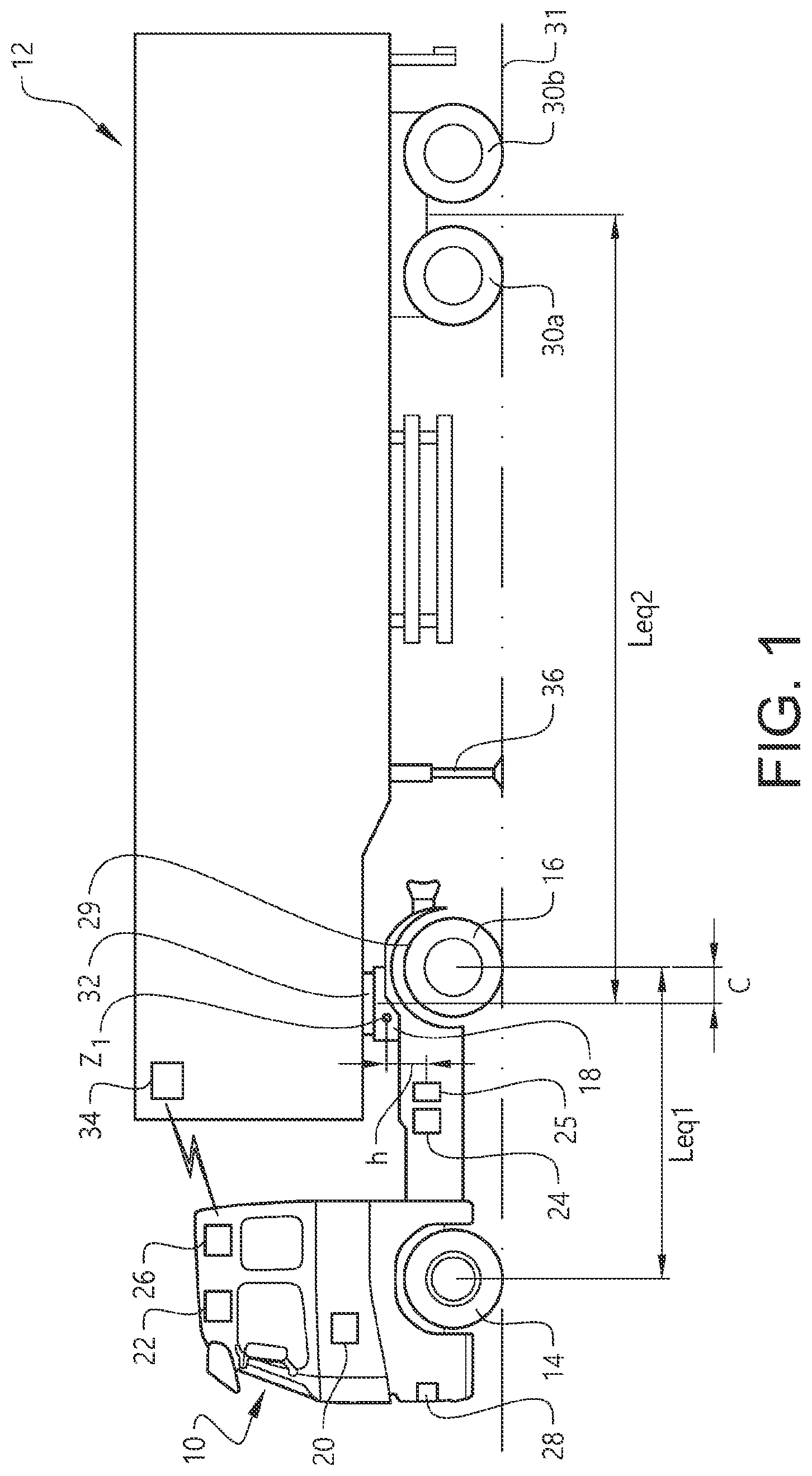 Patent US12350983 Figure 1 – Methods for assisting automatic uncoupling/coupling of a trailer