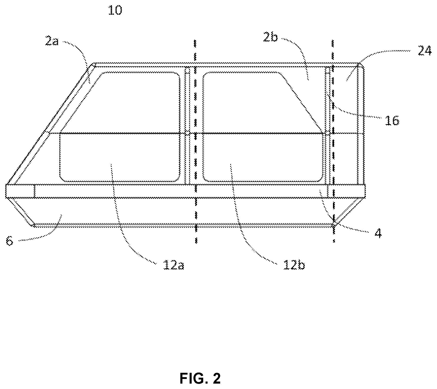 Patent US12350984 Figure 2 – Detachable cab for an amphibious vehicle