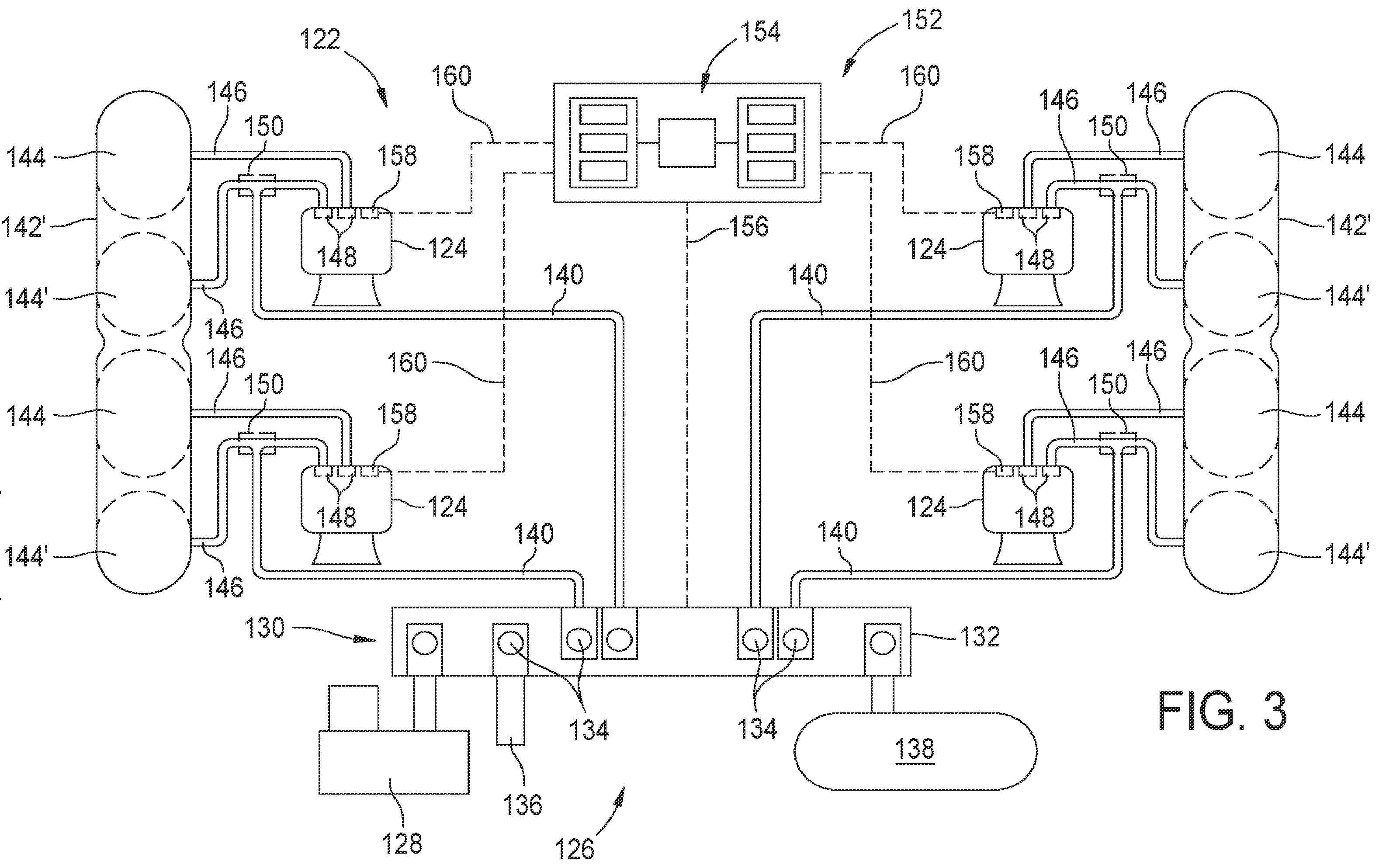 Patent US12350986 Figure 3 – Flexible spring member and end closure assemblies as well as gas spring and gas damper assemblies including same