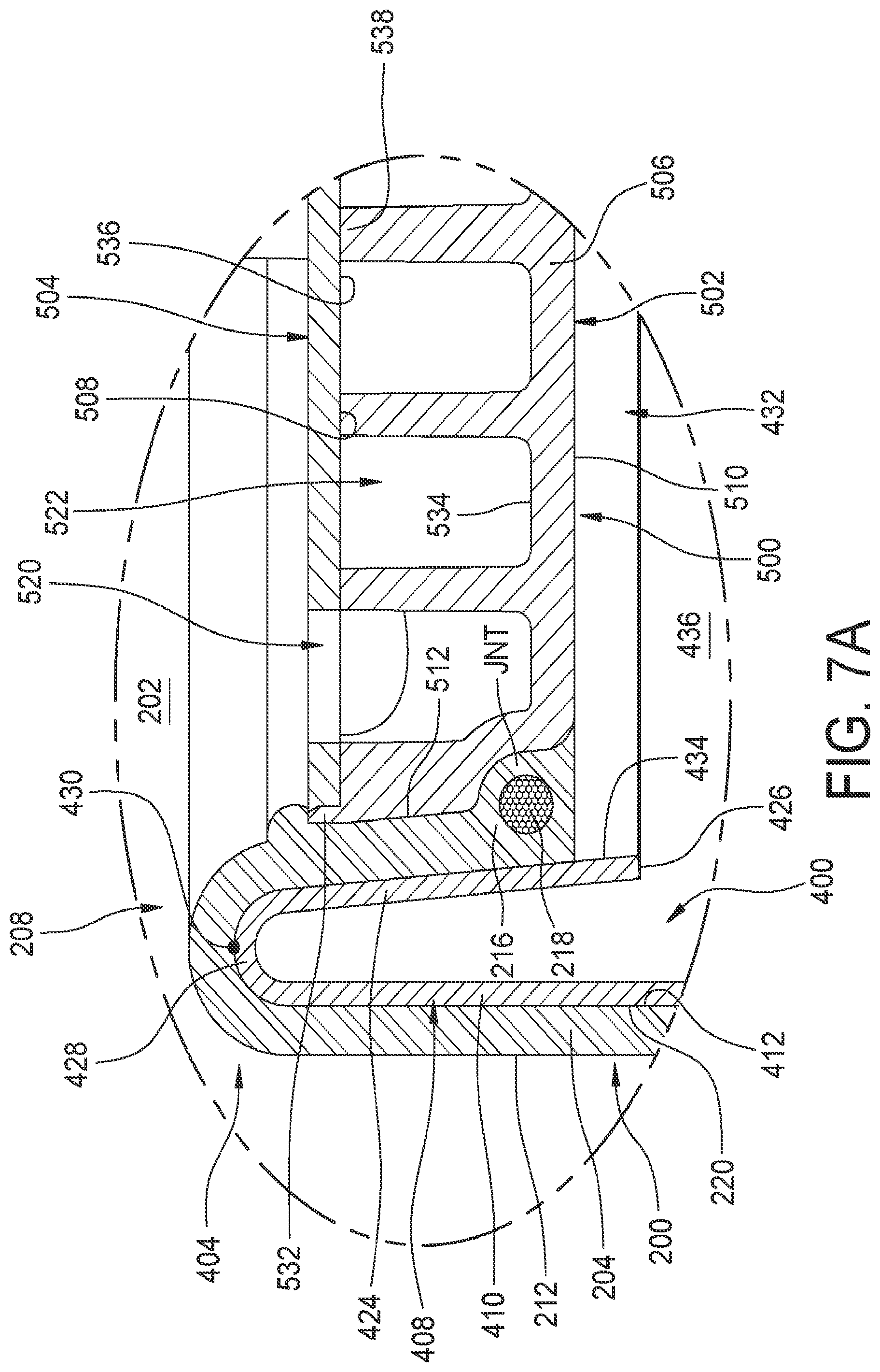 Patent US12350986 Figure 8 – Flexible spring member and end closure assemblies as well as gas spring and gas damper assemblies including same