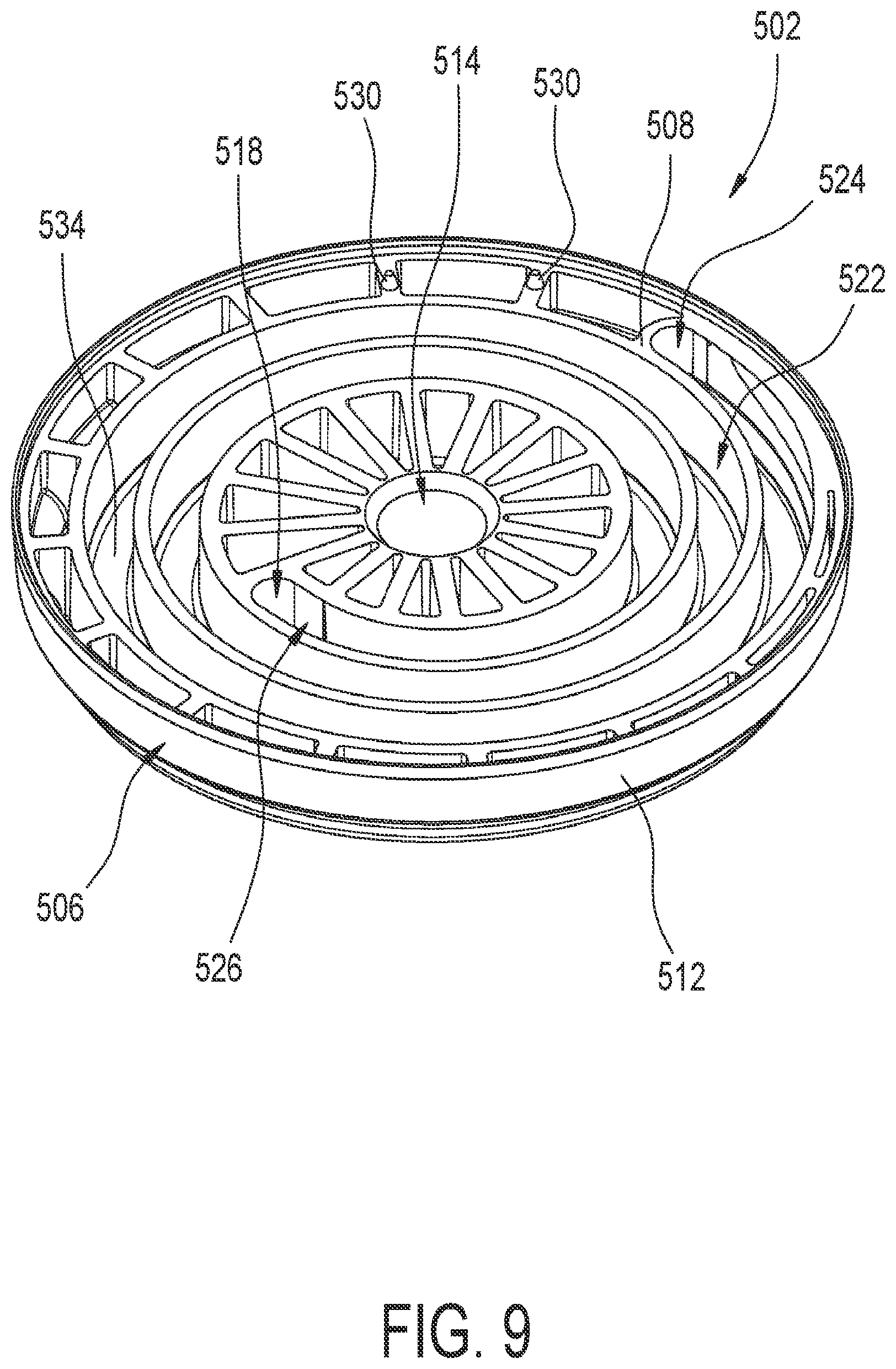 Patent US12350986 Figure 10 – Flexible spring member and end closure assemblies as well as gas spring and gas damper assemblies including same