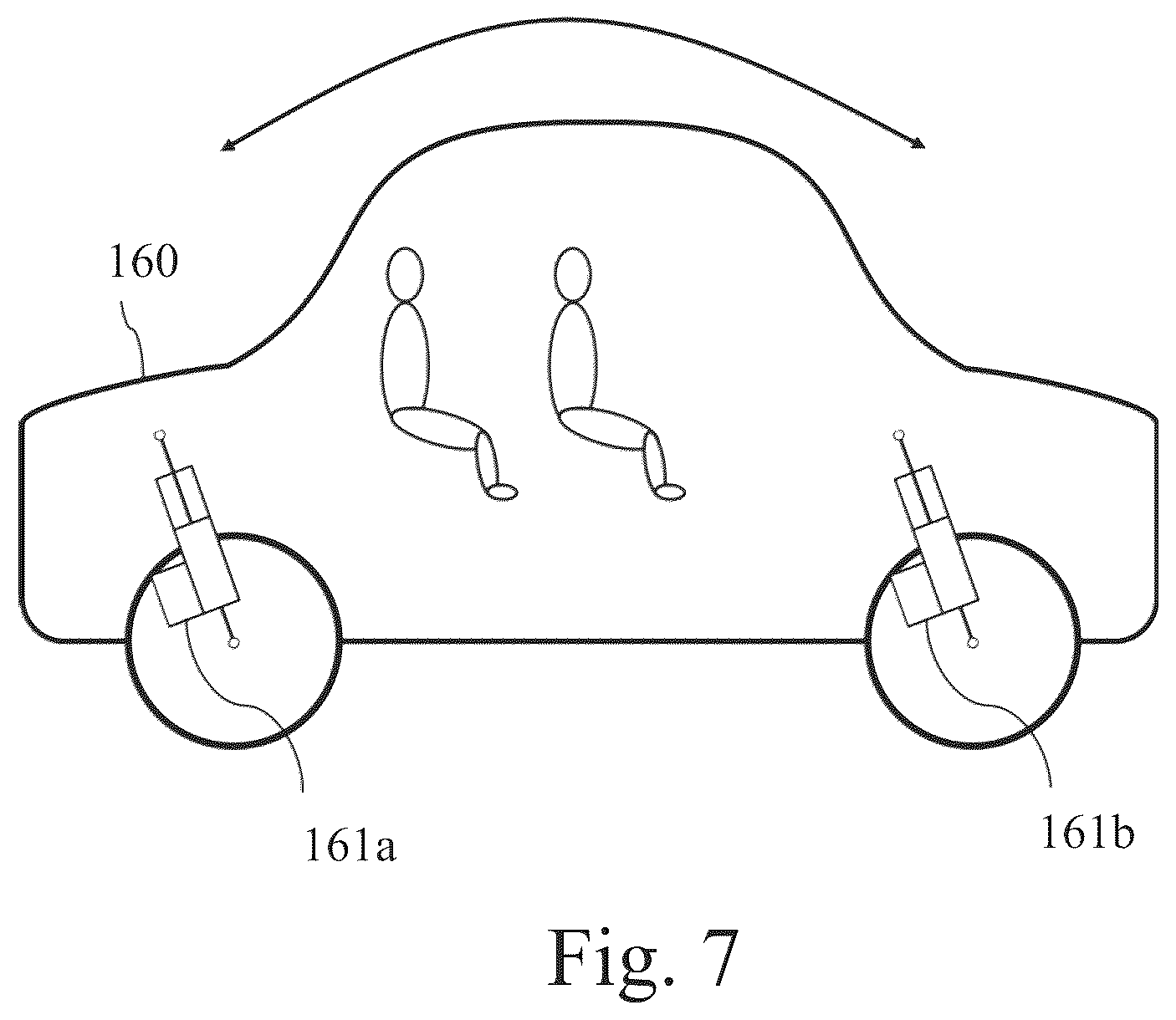 Patent US12350988 Figure 7 – Methods and systems for controlling vehicle body motion and occupant experience