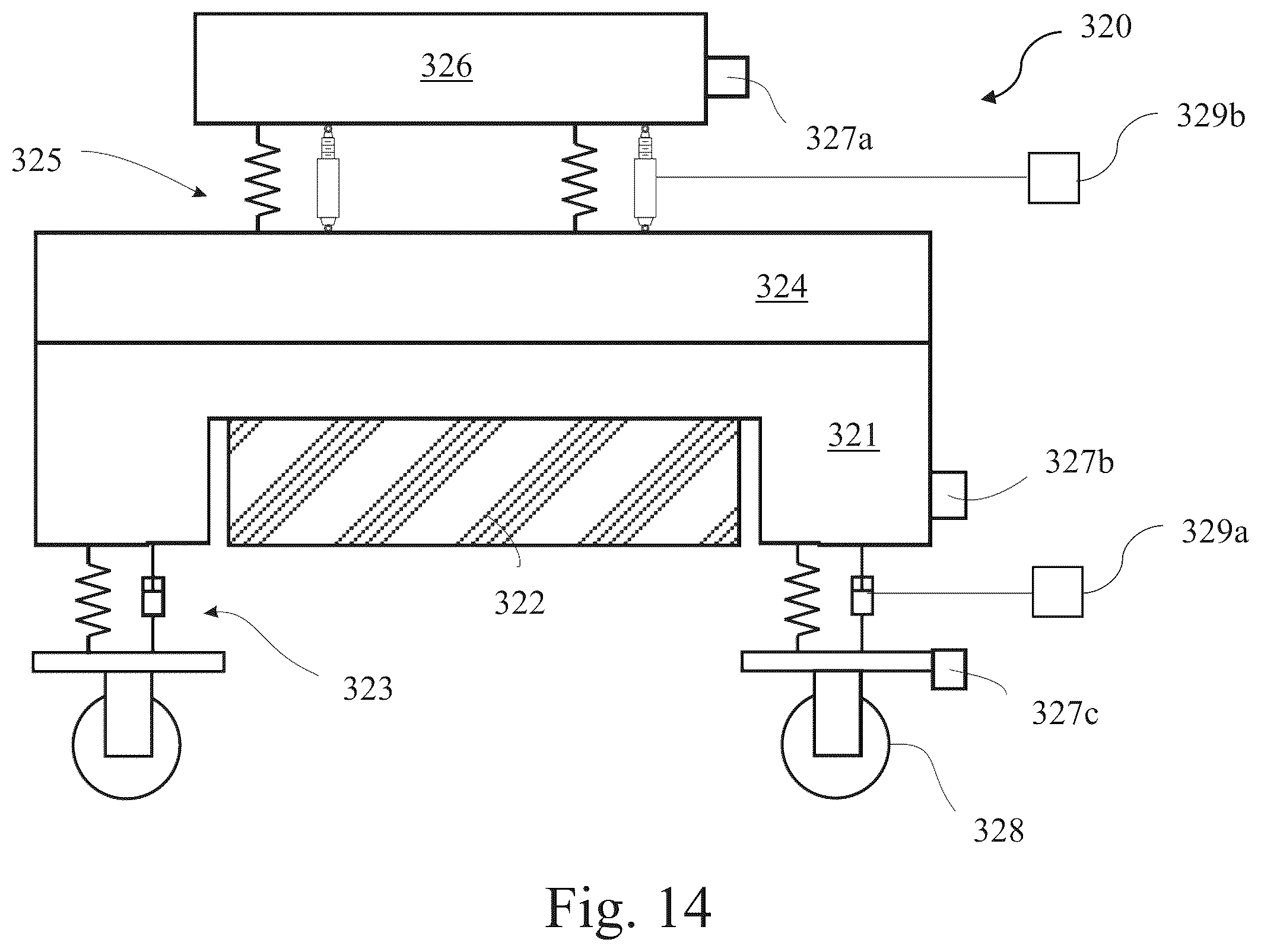Patent US12350988 Figure 14 – Methods and systems for controlling vehicle body motion and occupant experience