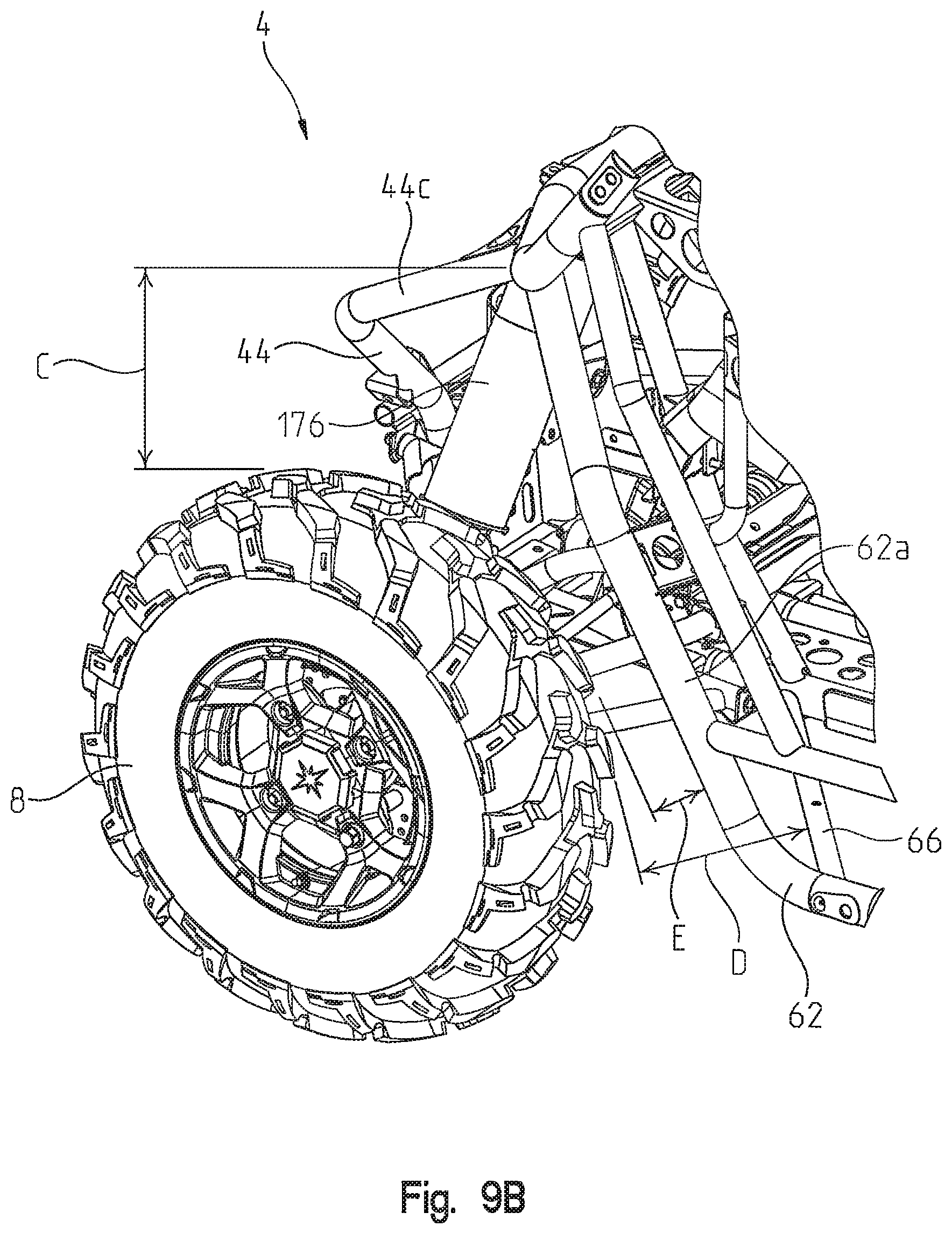 Patent US12350992 Figure 9 – Side-by-side vehicle