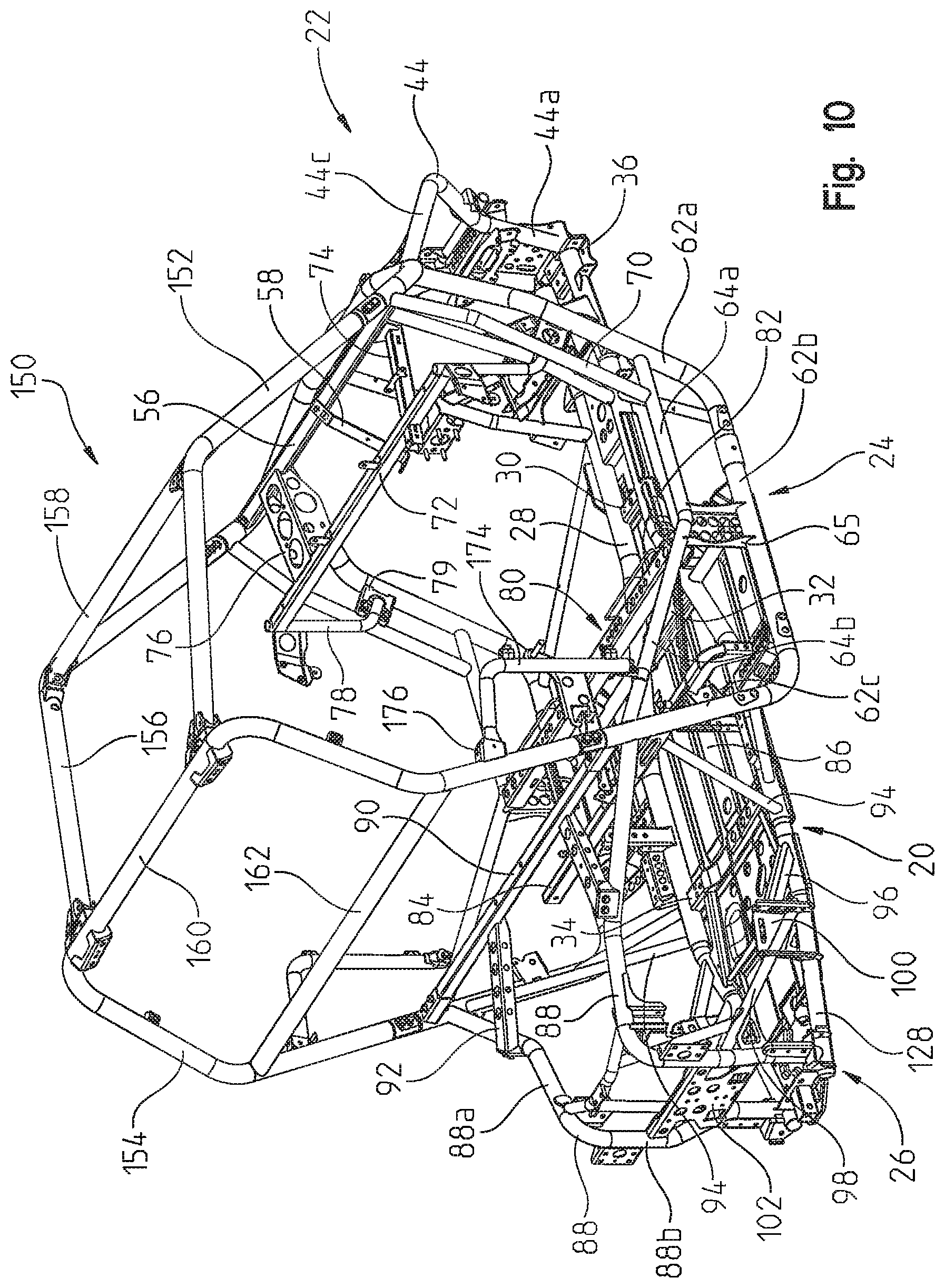 Patent US12350992 Figure 10 – Side-by-side vehicle