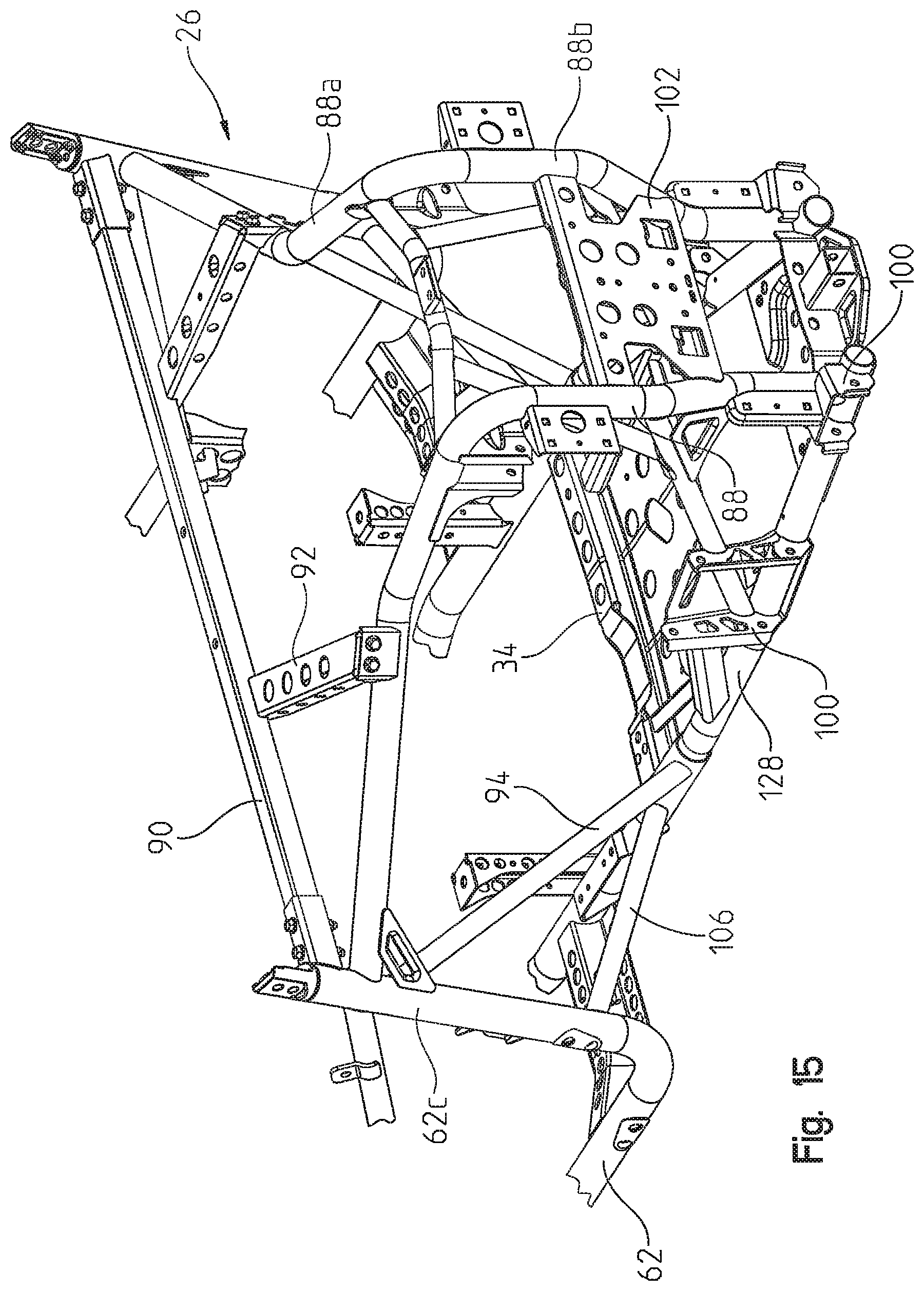 Patent US12350992 Figure 15 – Side-by-side vehicle