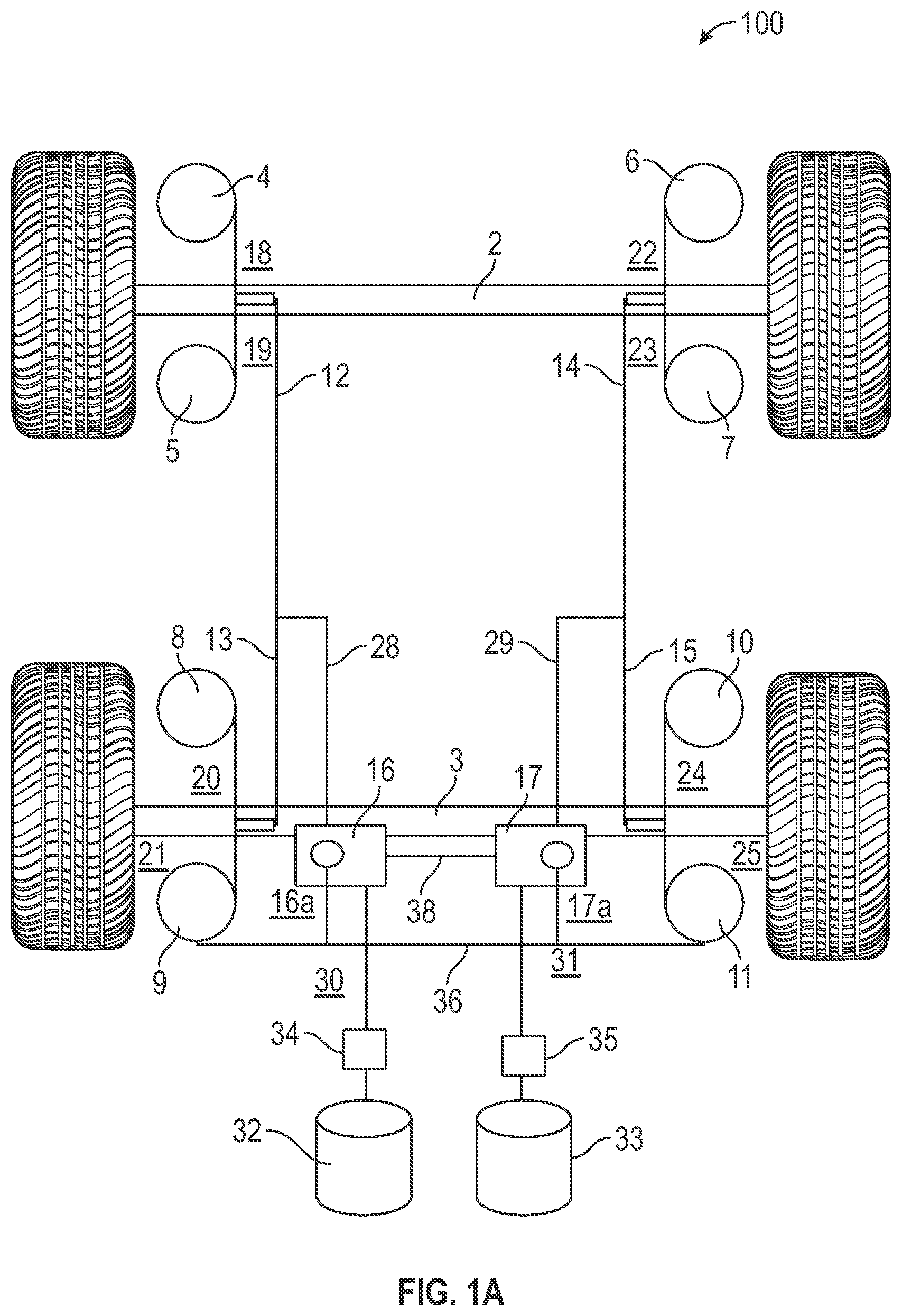 Patent US12350993 Figure 1 – Symmetrically dynamic equalized volume and pressure air management system