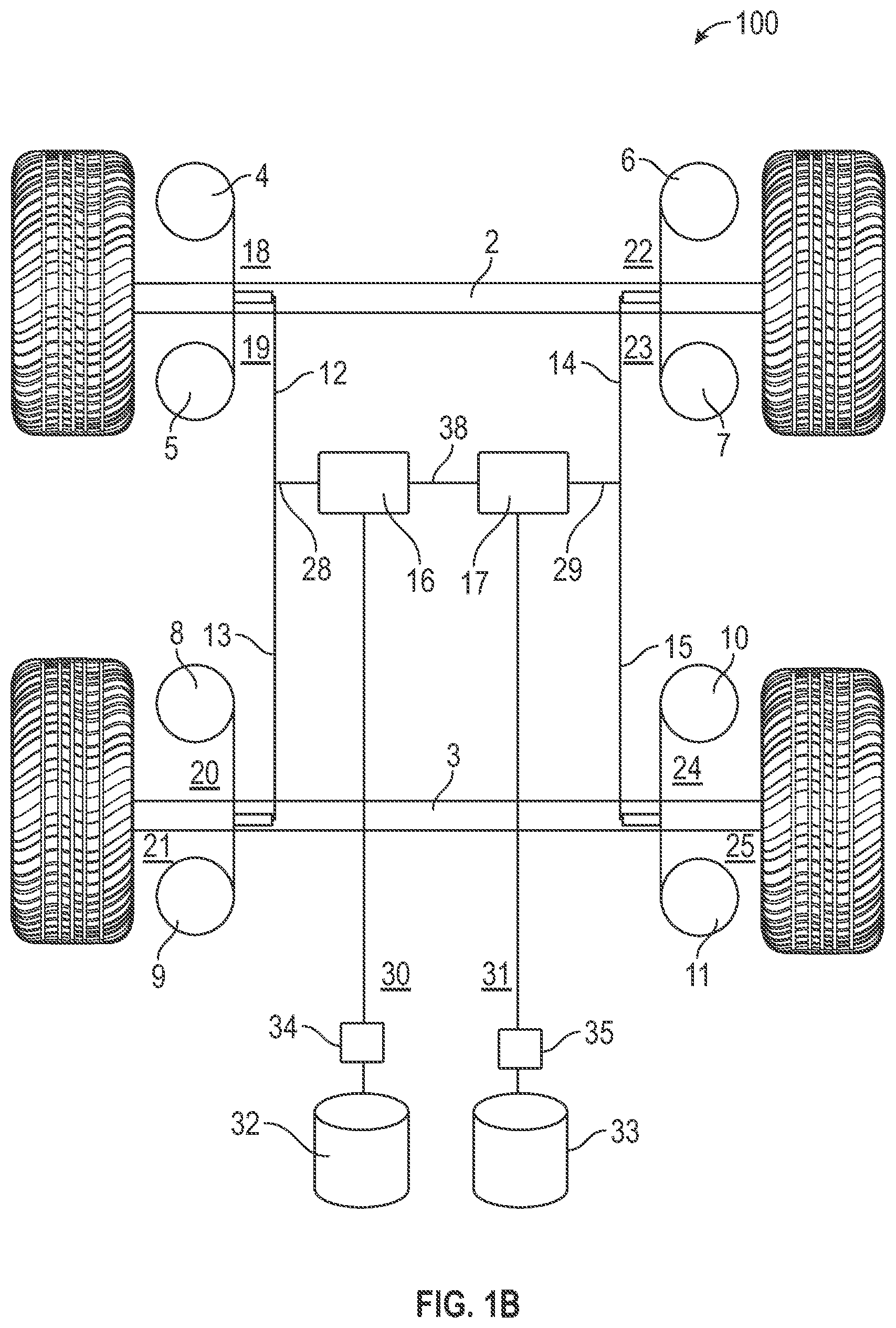 Patent US12350993 Figure 2 – Symmetrically dynamic equalized volume and pressure air management system